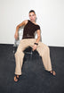 SCPLEATEDWIDECHINO PANT