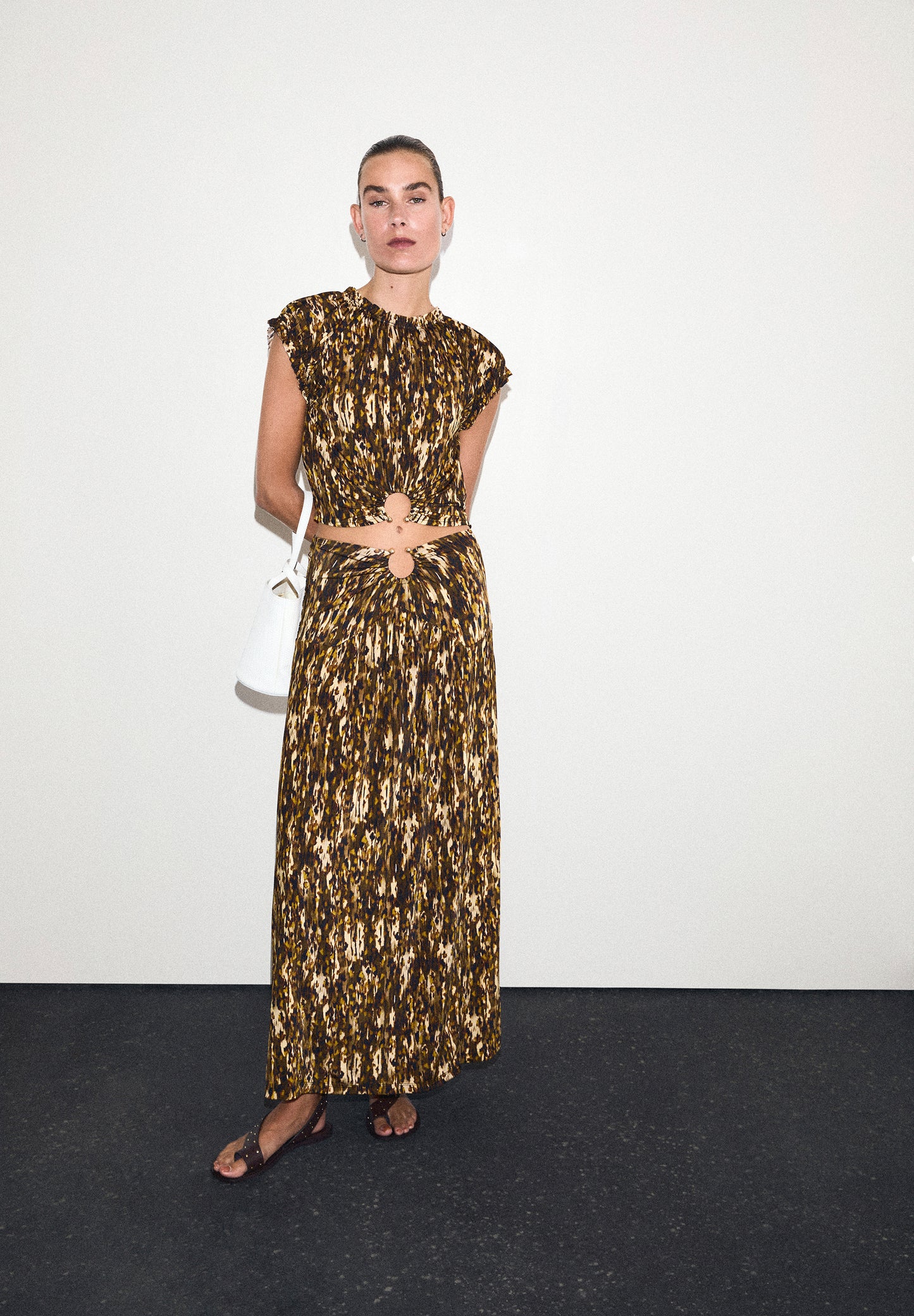 TOP HEBILLA ESTAMPADO