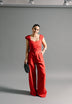 DRAPPED LINEN PANT