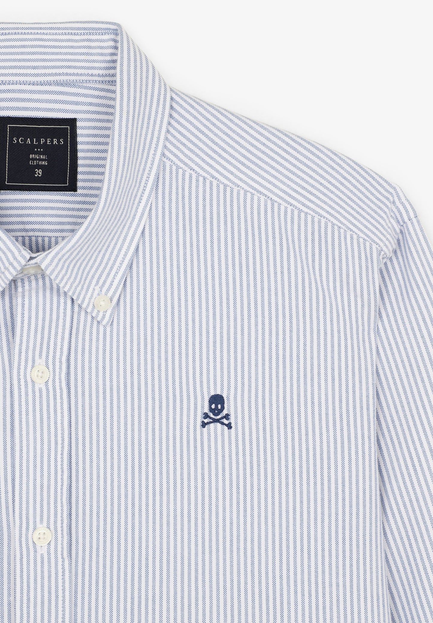 CAMISA OXFORD CALAVERA CONTRASTE