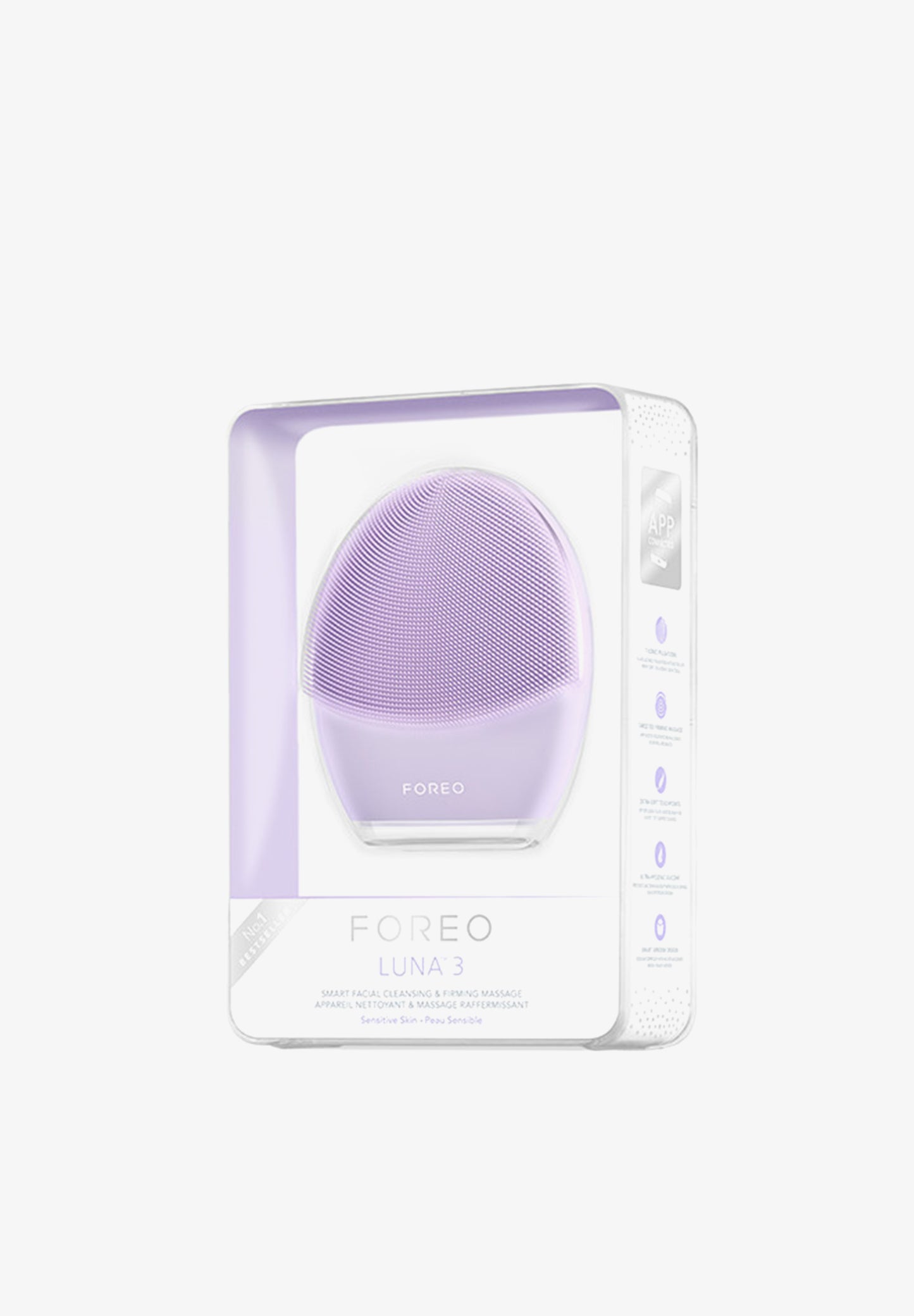 FOREO | DISPOSITIVO DE LIMPIEZA FACIAL LUNA 3 SENSITIVE