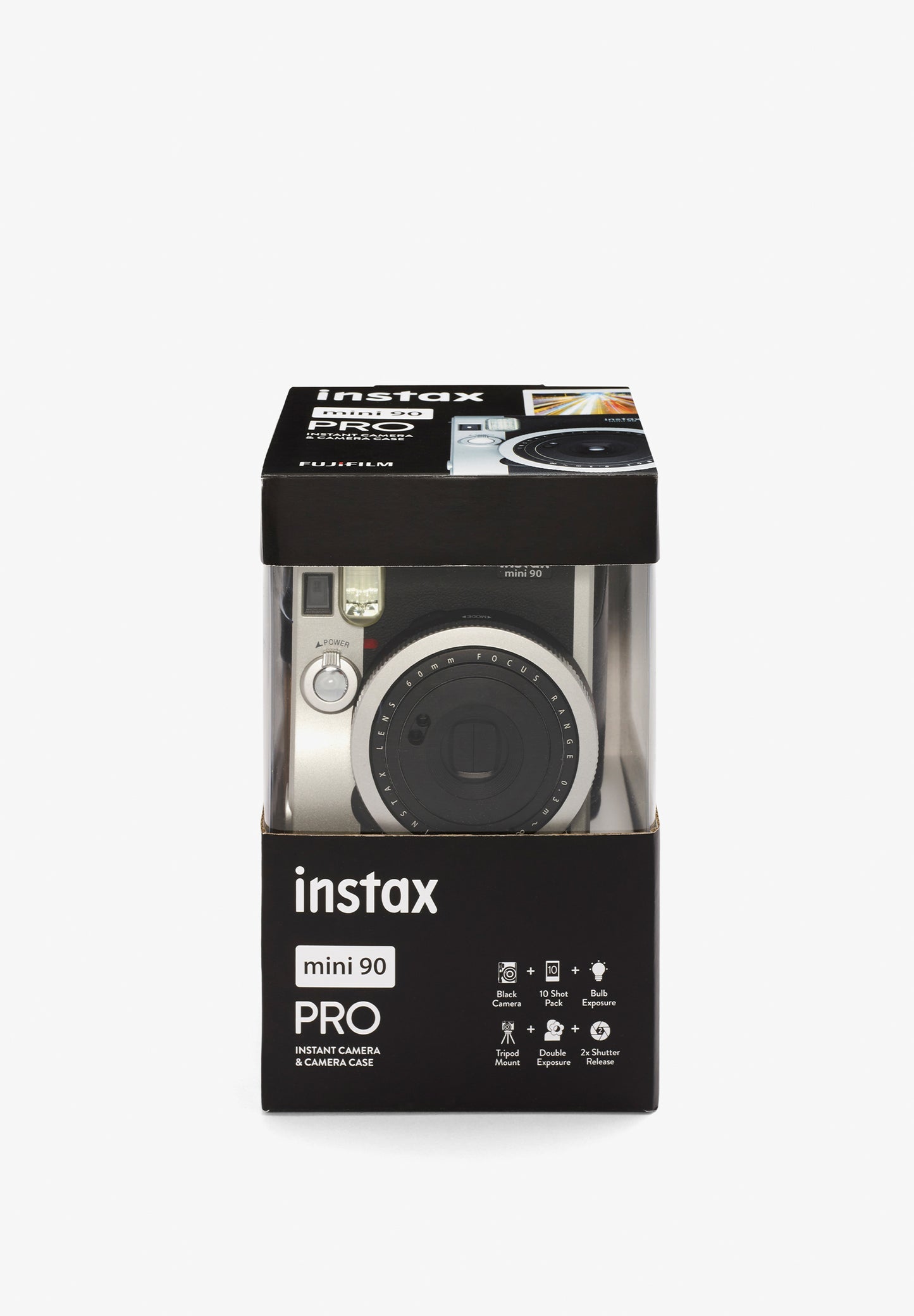 INSTAX | CÁMARA INSTANTÁNEA INSTAX MINI 90 + FUNDA + FILM
