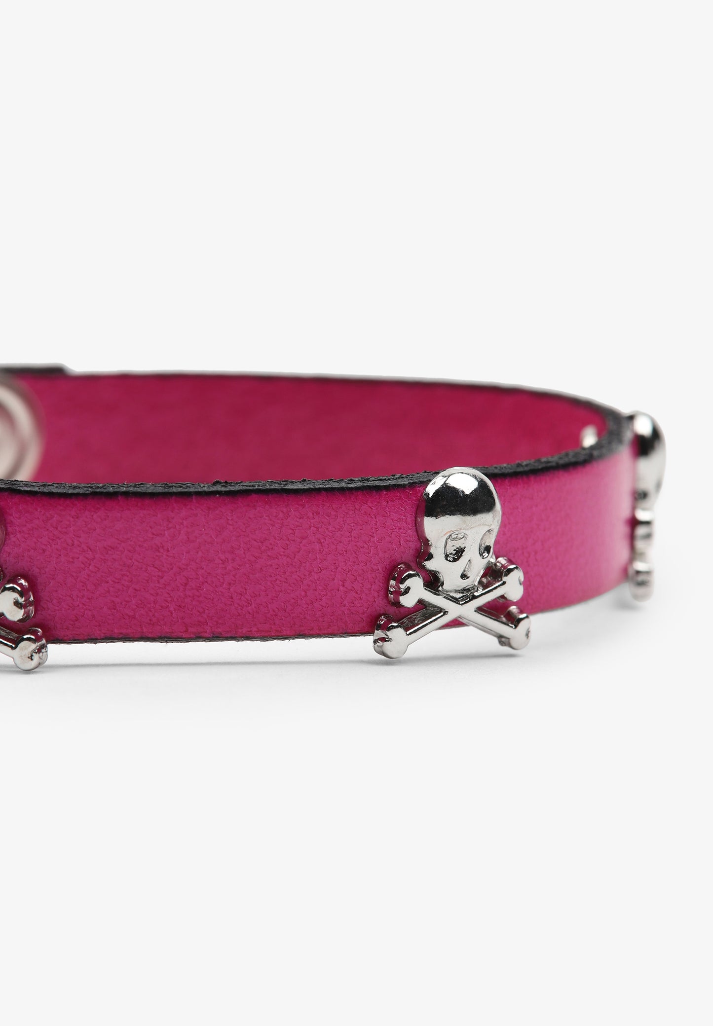 PULSERA PIEL CALAVERAS