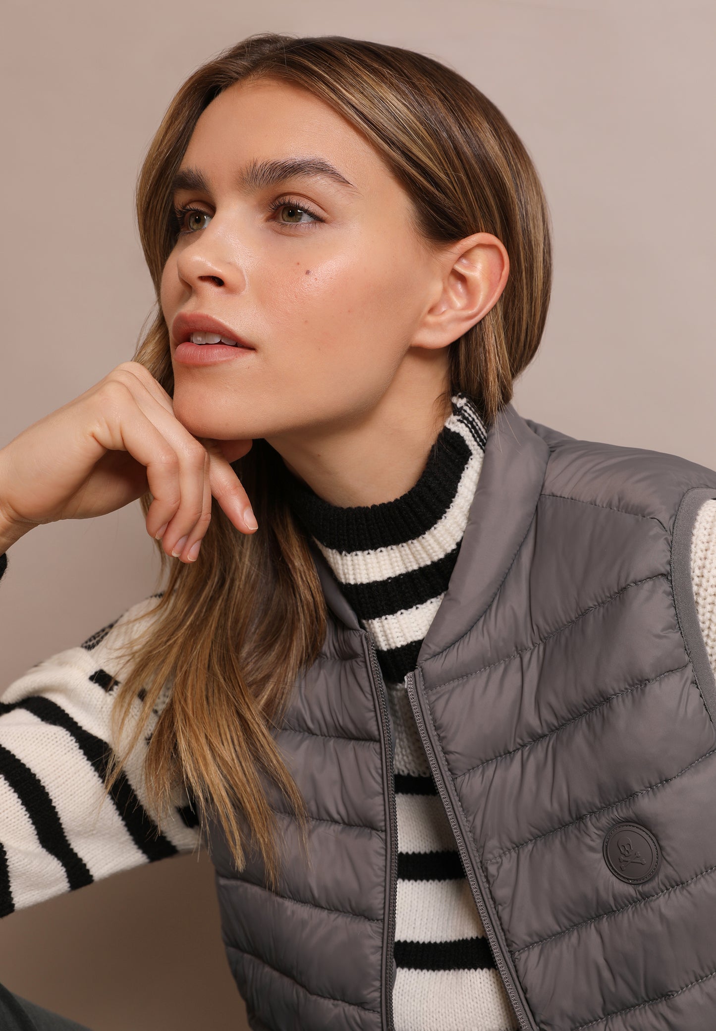 CHALECO ACOLCHADO CALAVERA