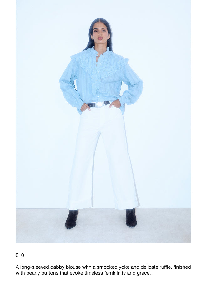 PANTALÓN DENIM CULOTTE
