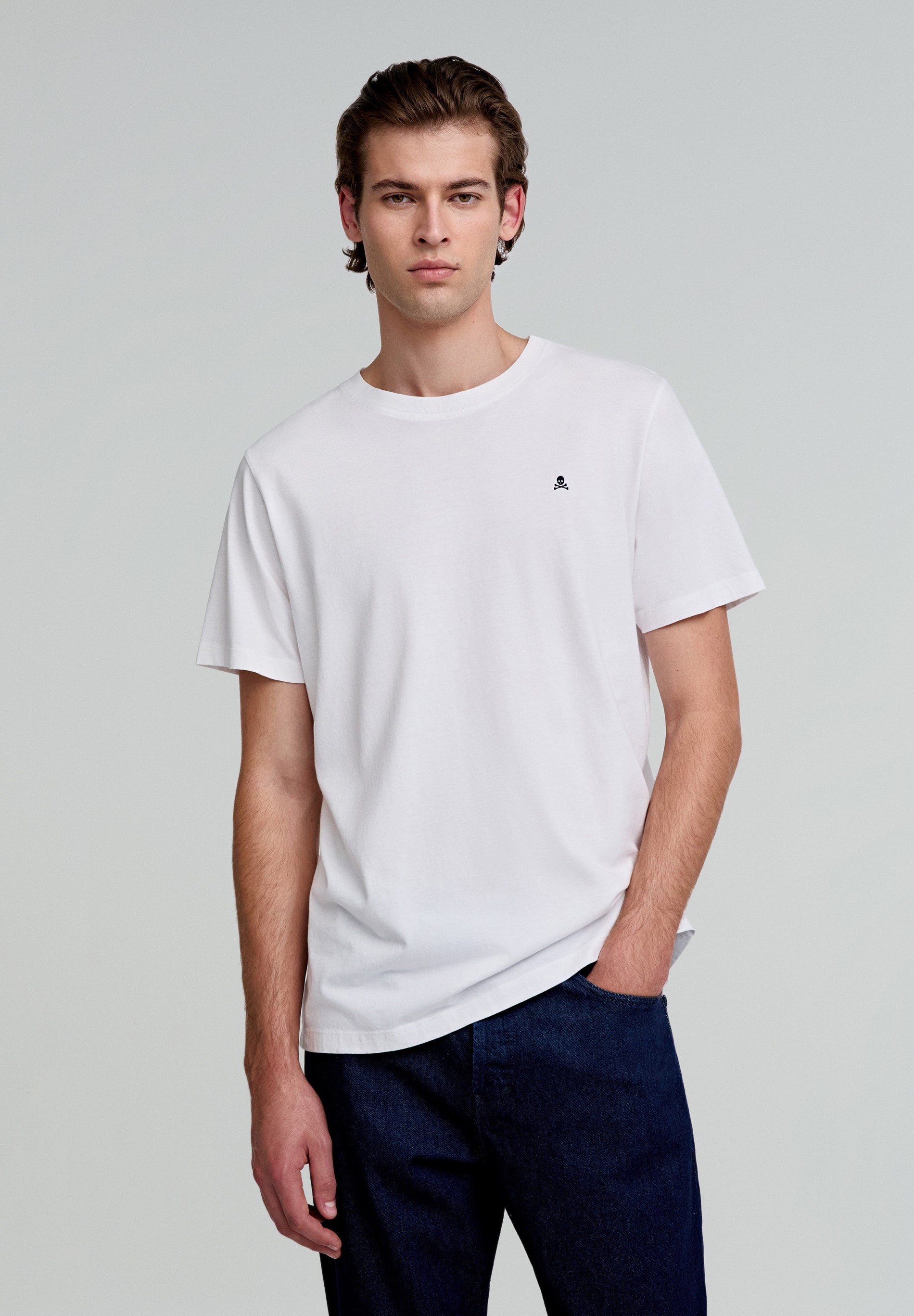 Camisetas Básicas Camiseta Blanca Marca Scalpers Camiseta Niña