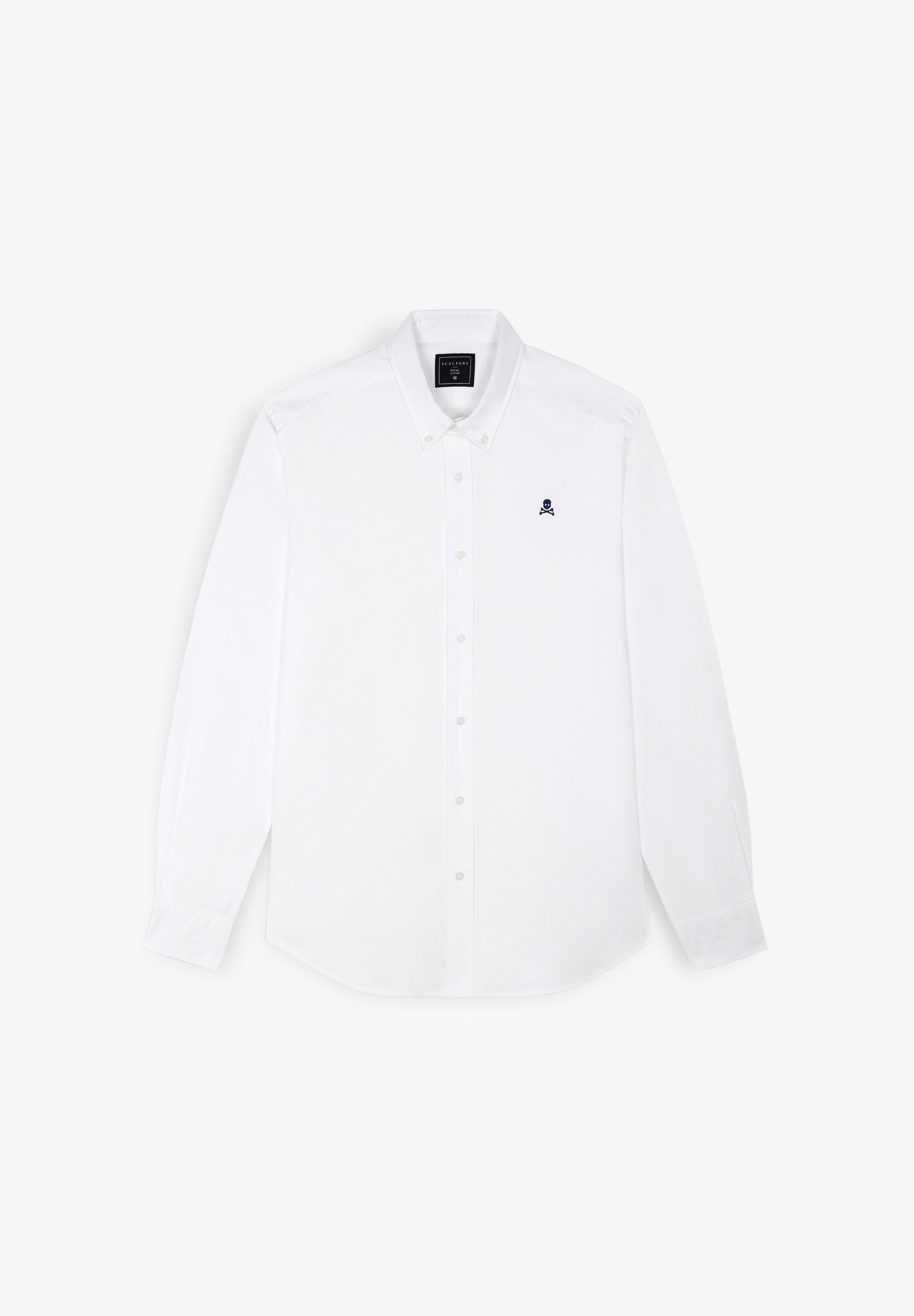 CAMISA OXFORD CALAVERA CONTRASTE
