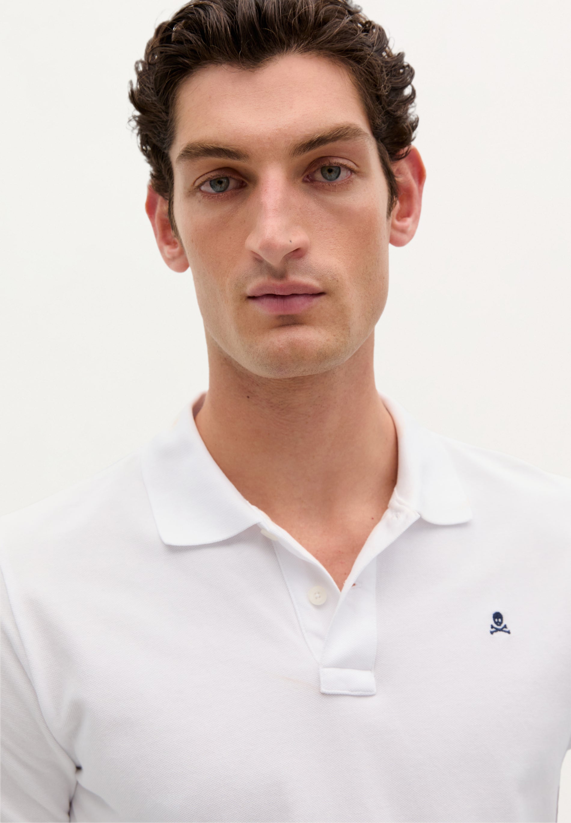 Polo scalpers blanco on sale