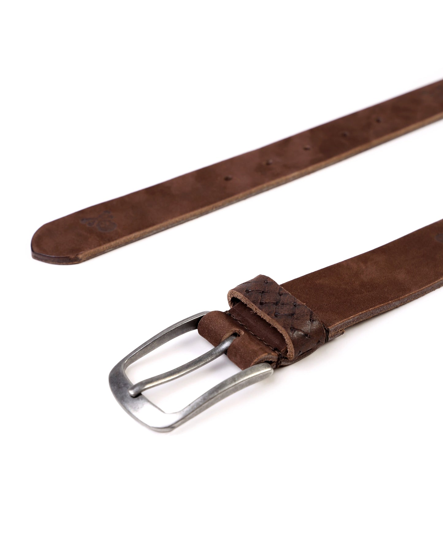 SKULL BELT MEDIUM BROWN