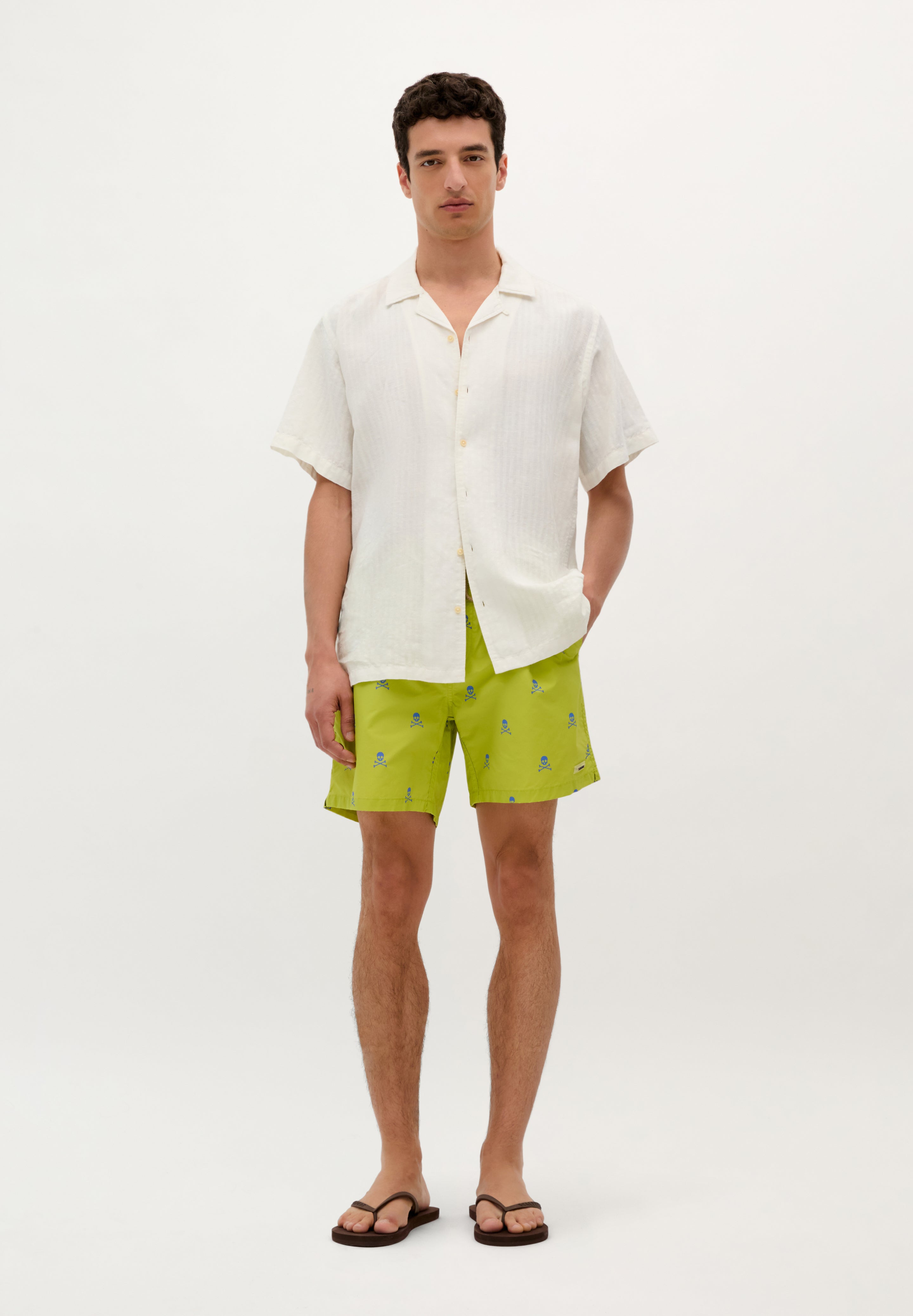 SCNEON SKULL SWIMSUIT
