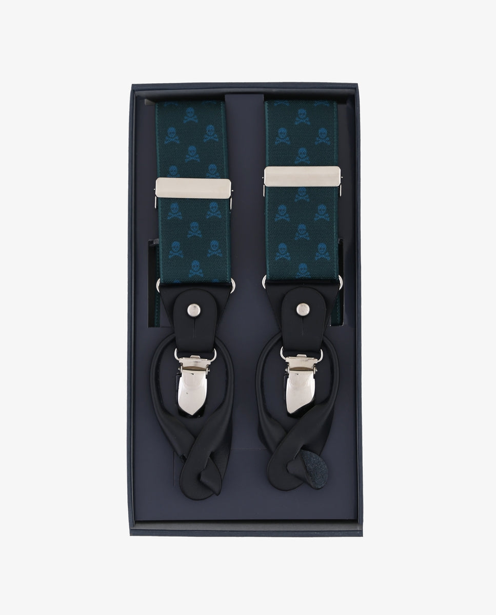 SKULL SUSPENDERS