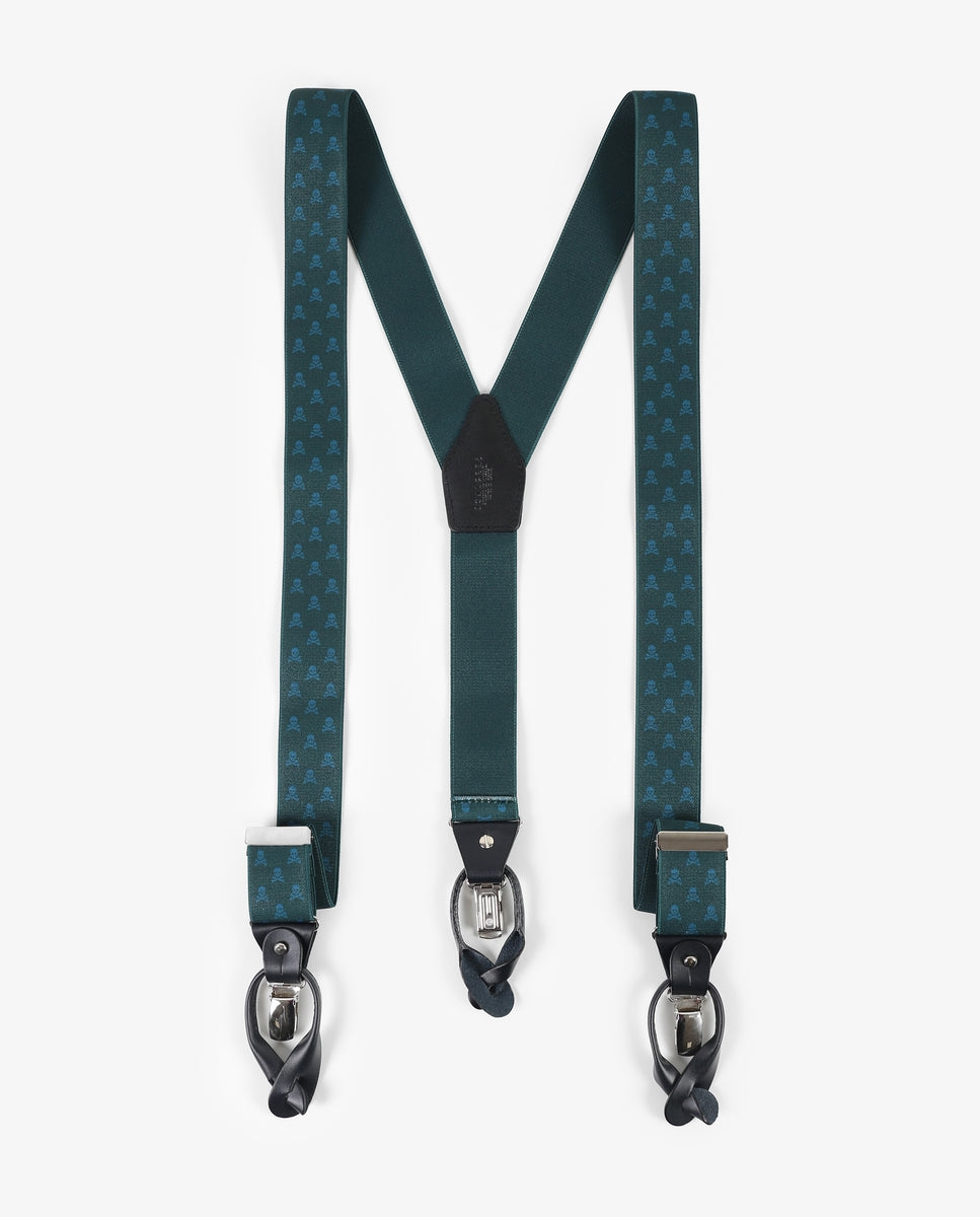 SKULL SUSPENDERS