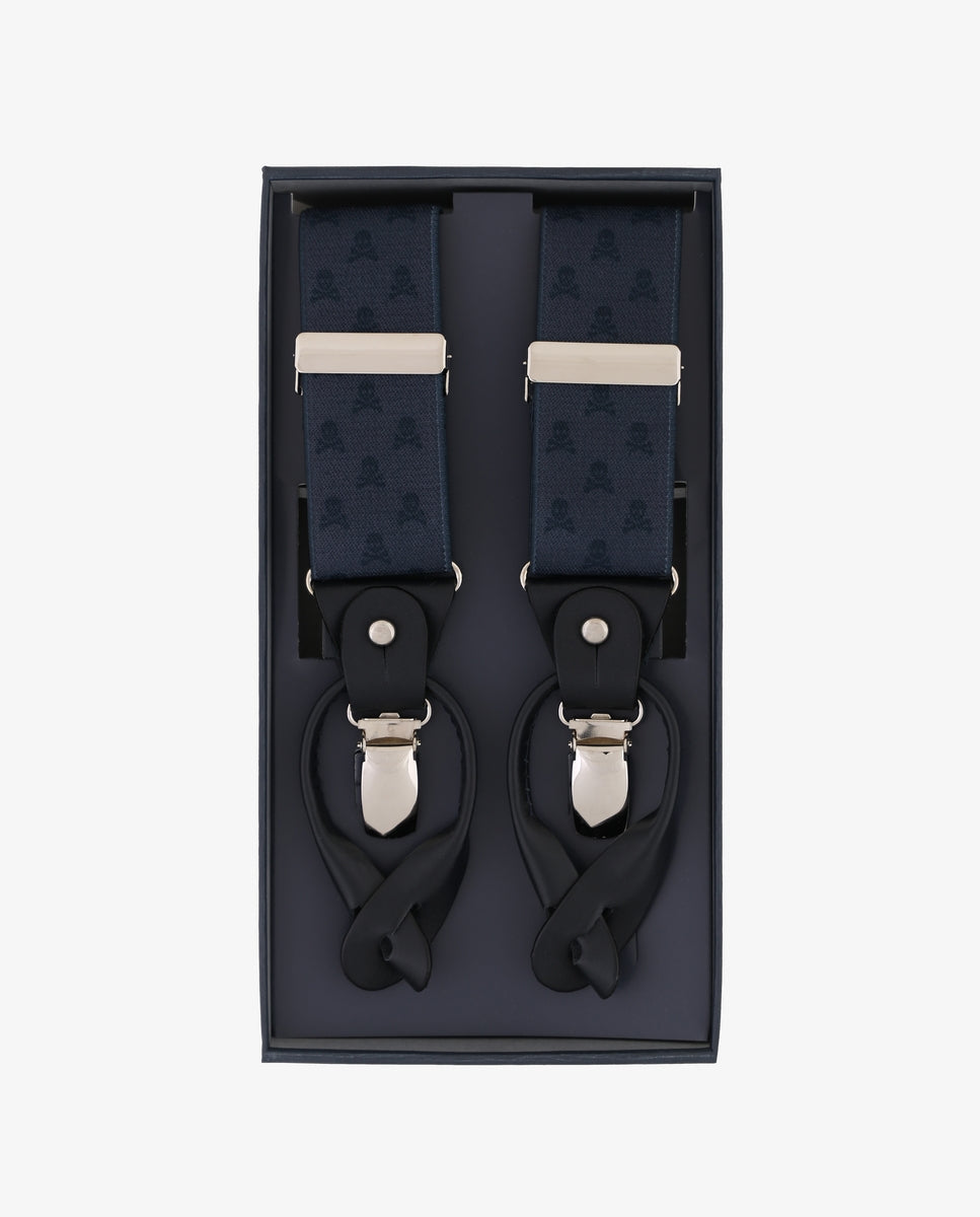 SKULL SUSPENDERS