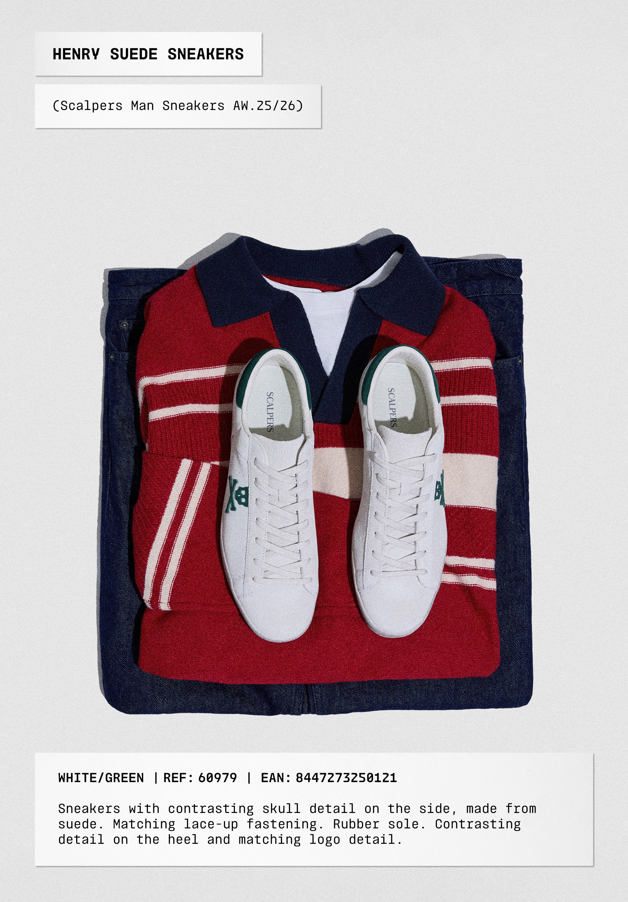 SNEAKERS CALAVERA ANTE