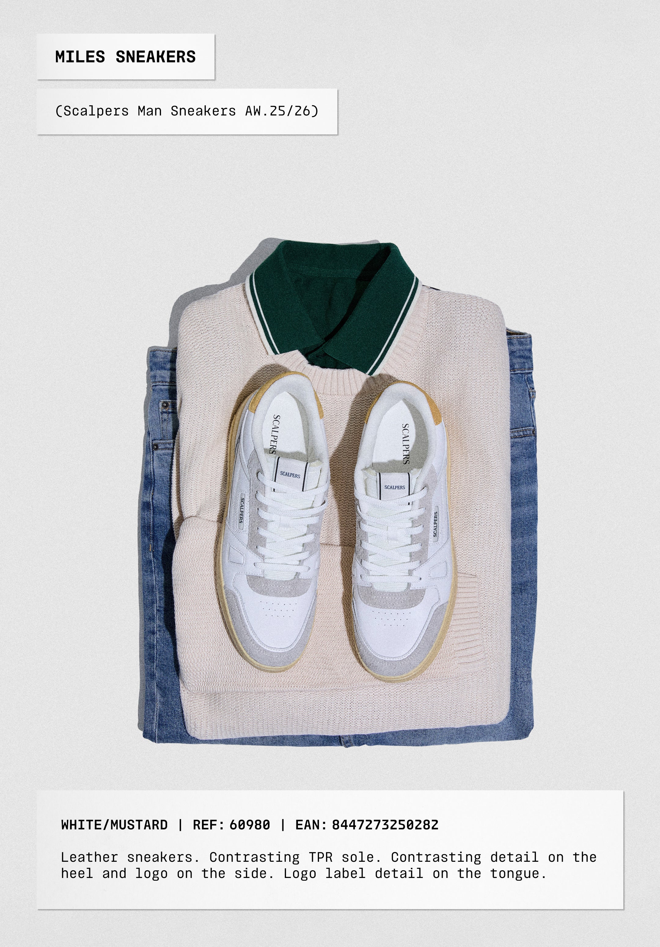SNEAKERS CALAVERA PIEL