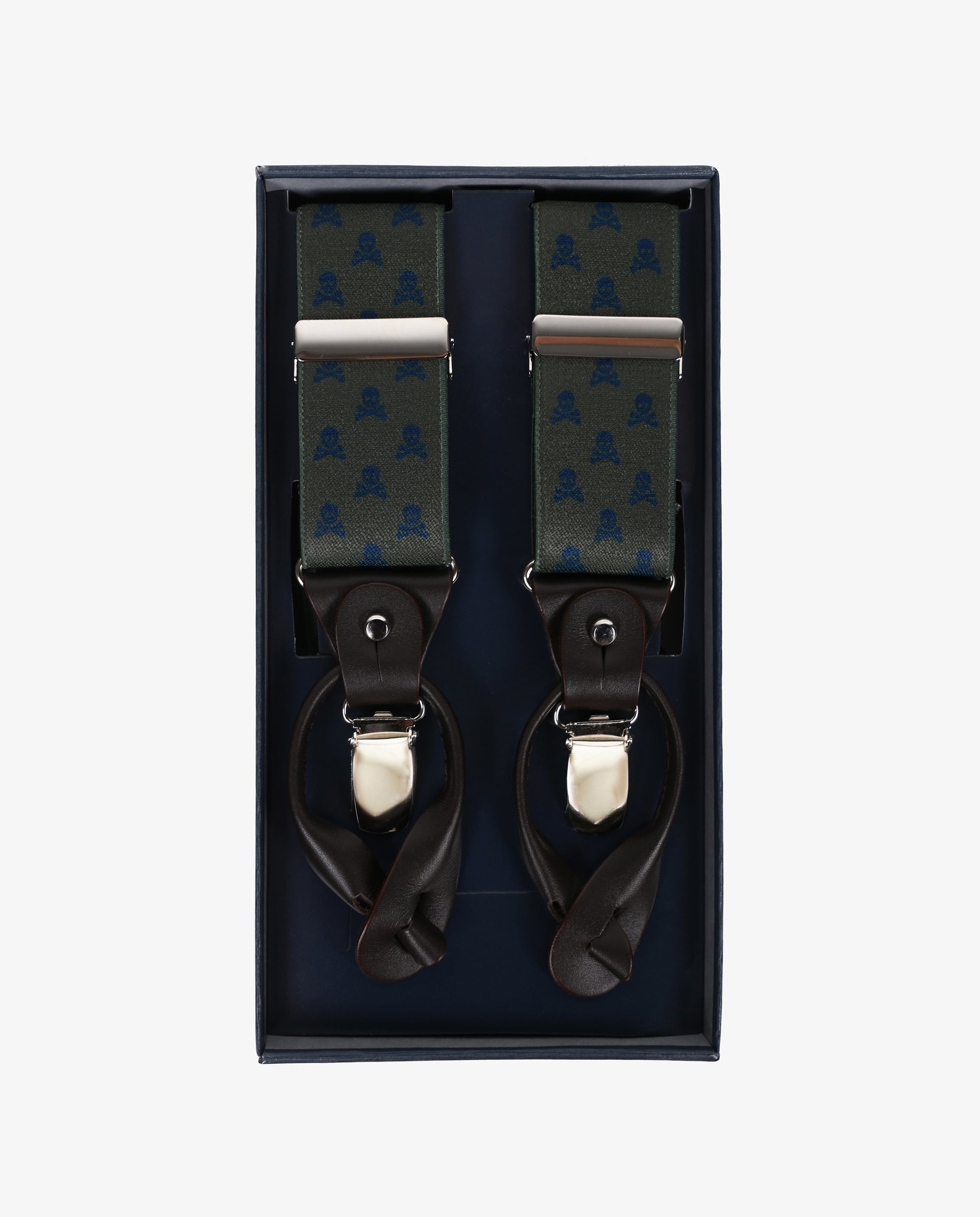 SKULL SUSPENDERS