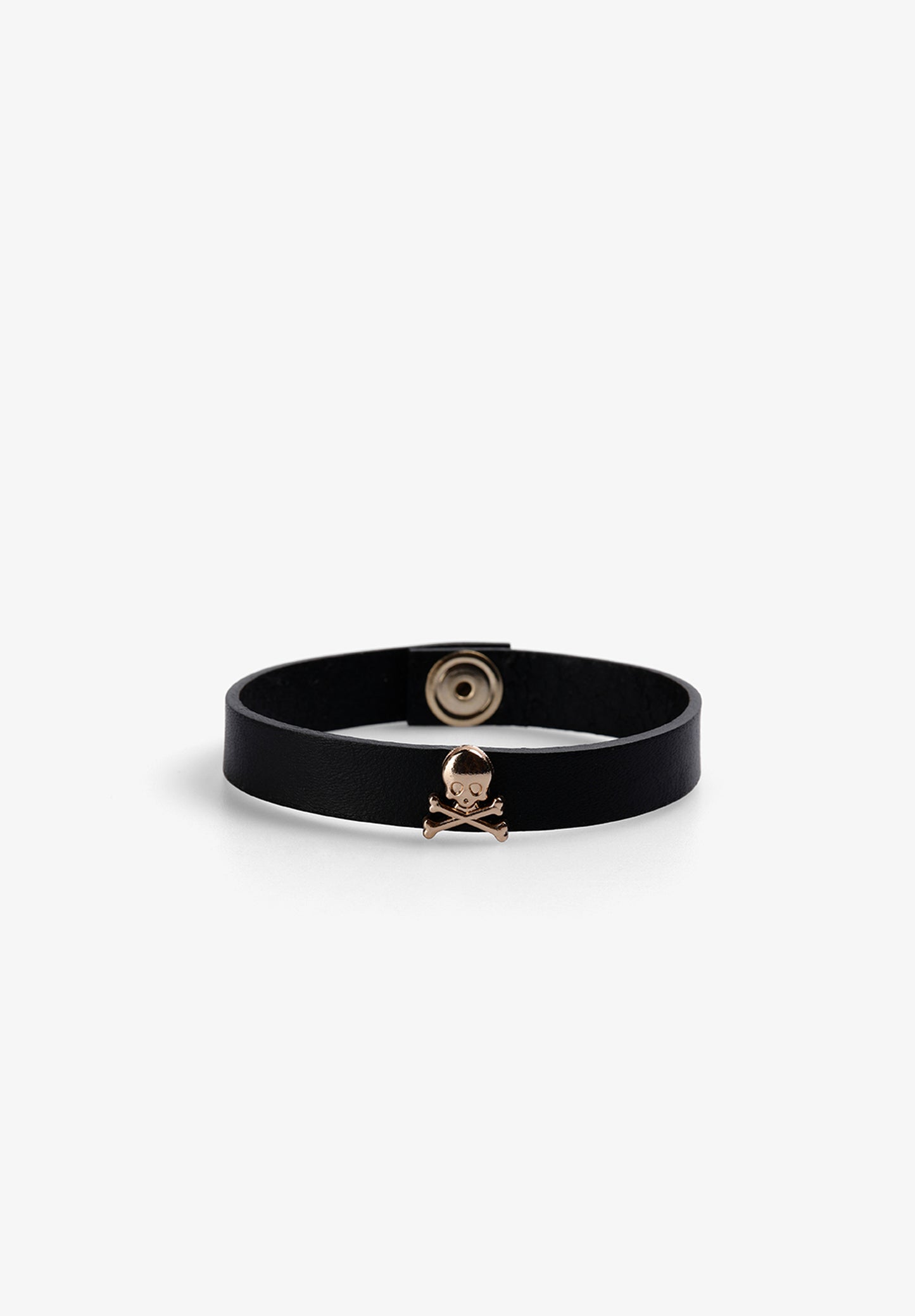 PULSERA PIEL CALAVERAS