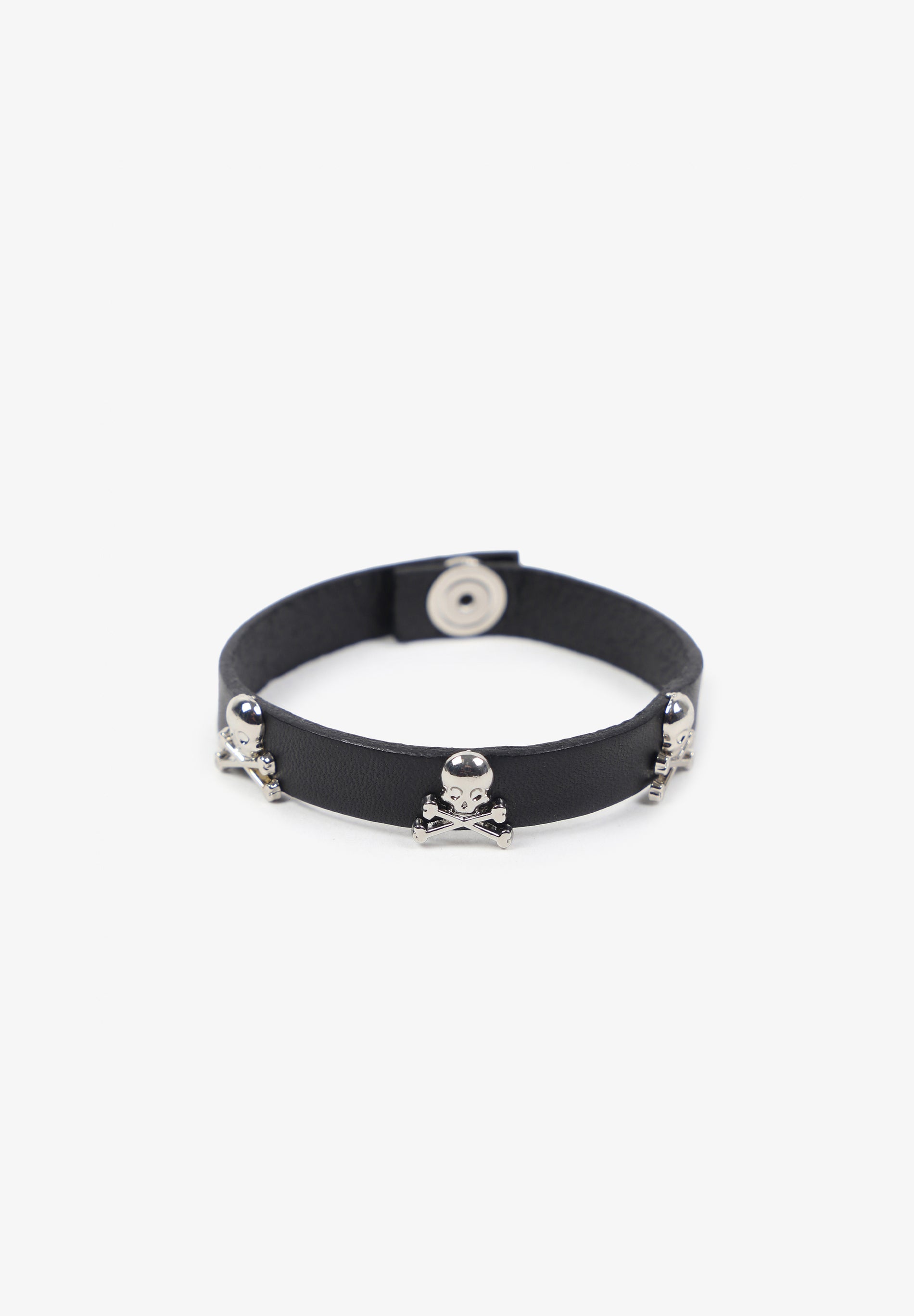 PULSERA PIEL CALAVERAS