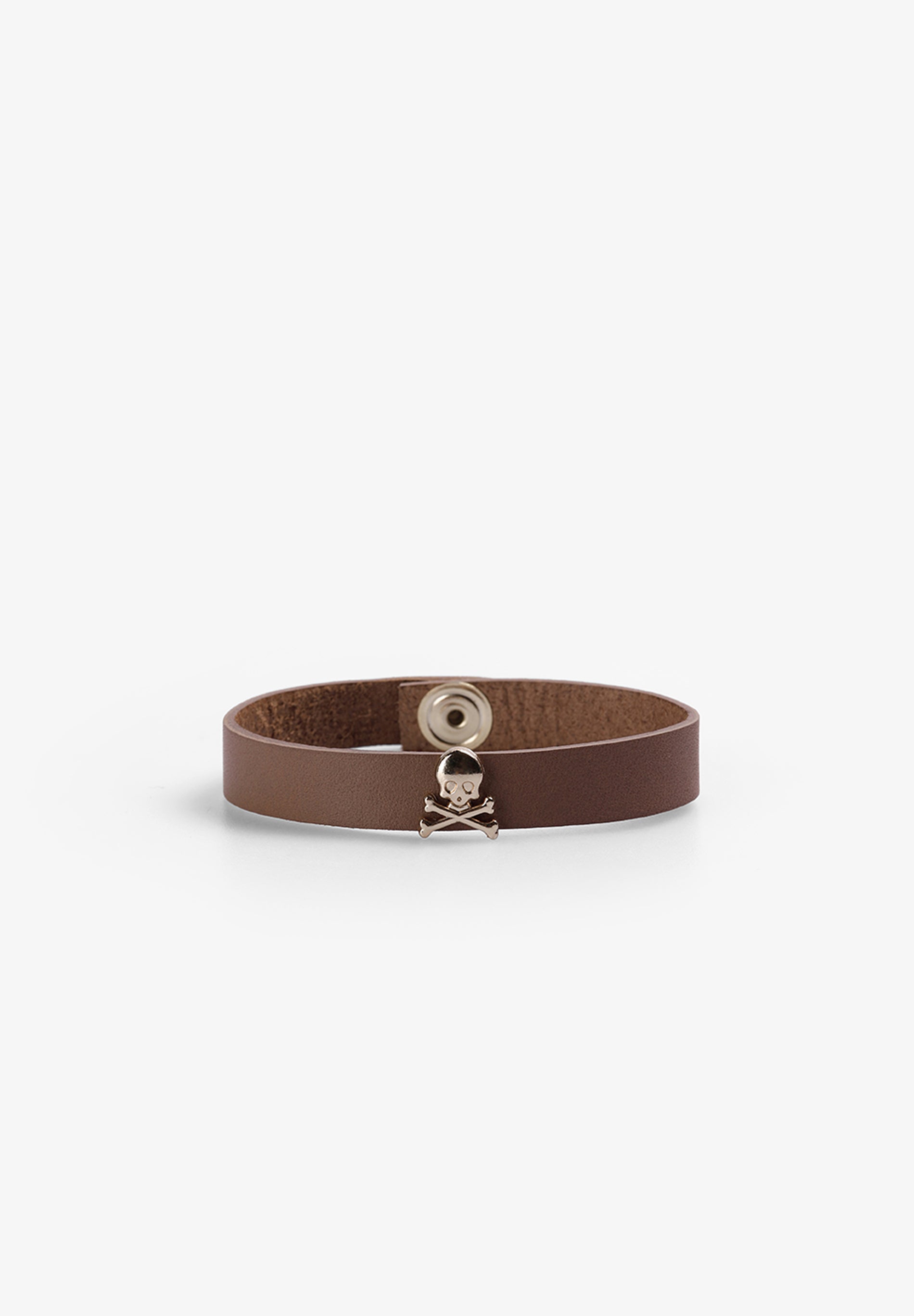 PULSERA PIEL CALAVERAS
