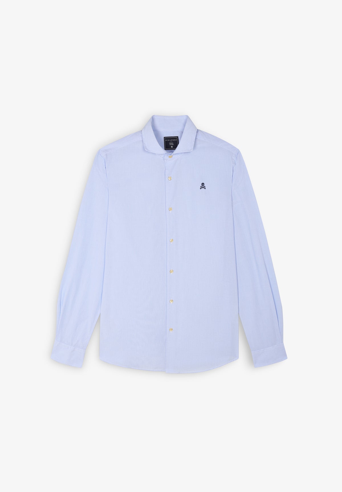 CAMISA VESTIR CUADROS CALAVERA CONTRASTE - Scalpers