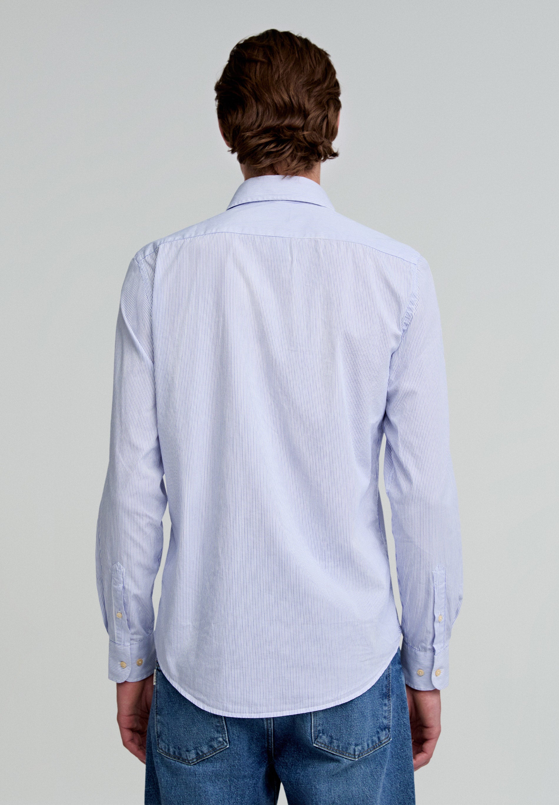 CAMISA VESTIR RAYAS CALAVERA CONTRASTE - Scalpers