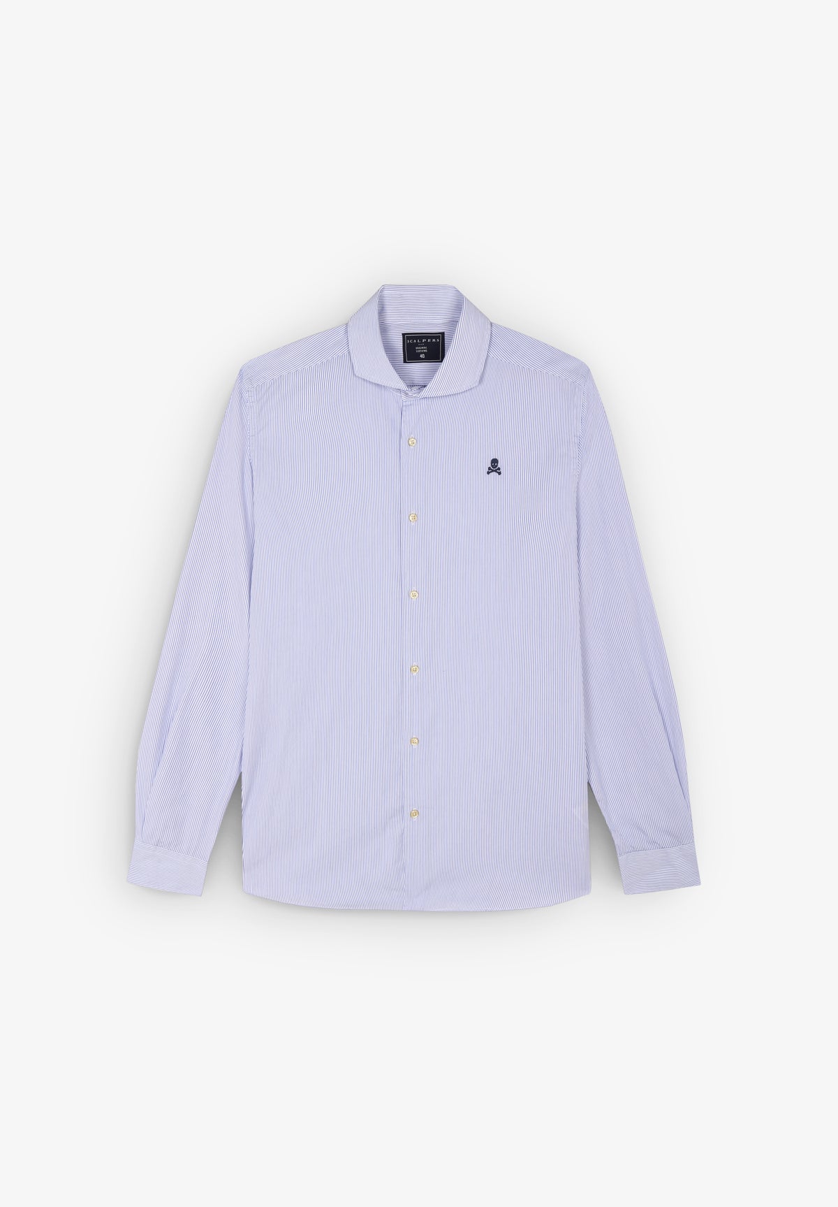 CAMISA VESTIR RAYAS CALAVERA CONTRASTE
