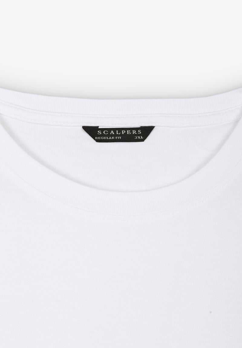 Scalpers SKULL - Camiseta básica - white/blanco 