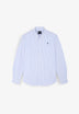 CAMISA OXFORD DE RAYAS CALAVERA