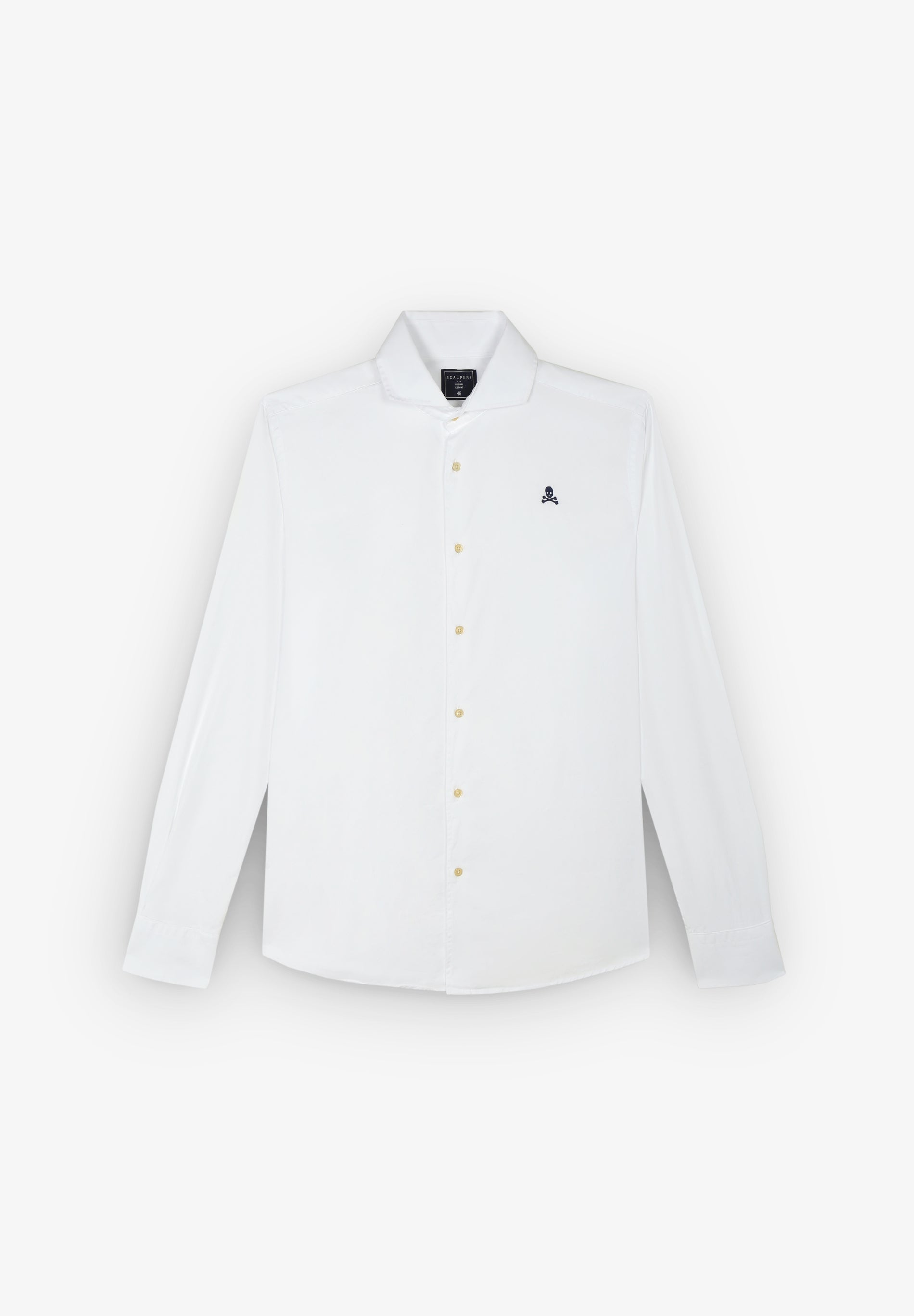 CAMISA LISA CALAVERA CONTRASTE - Scalpers