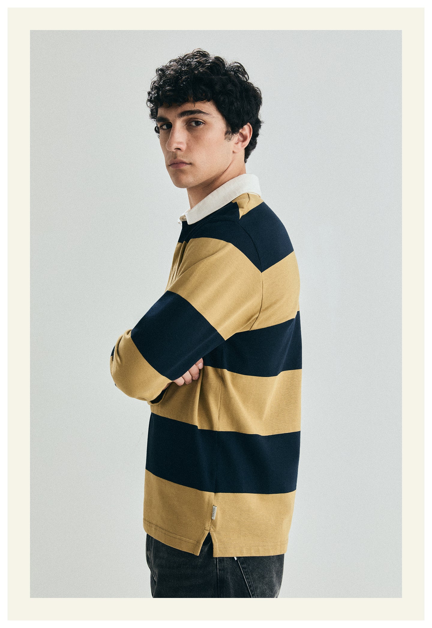 POLO RAYAS CONTRASTE