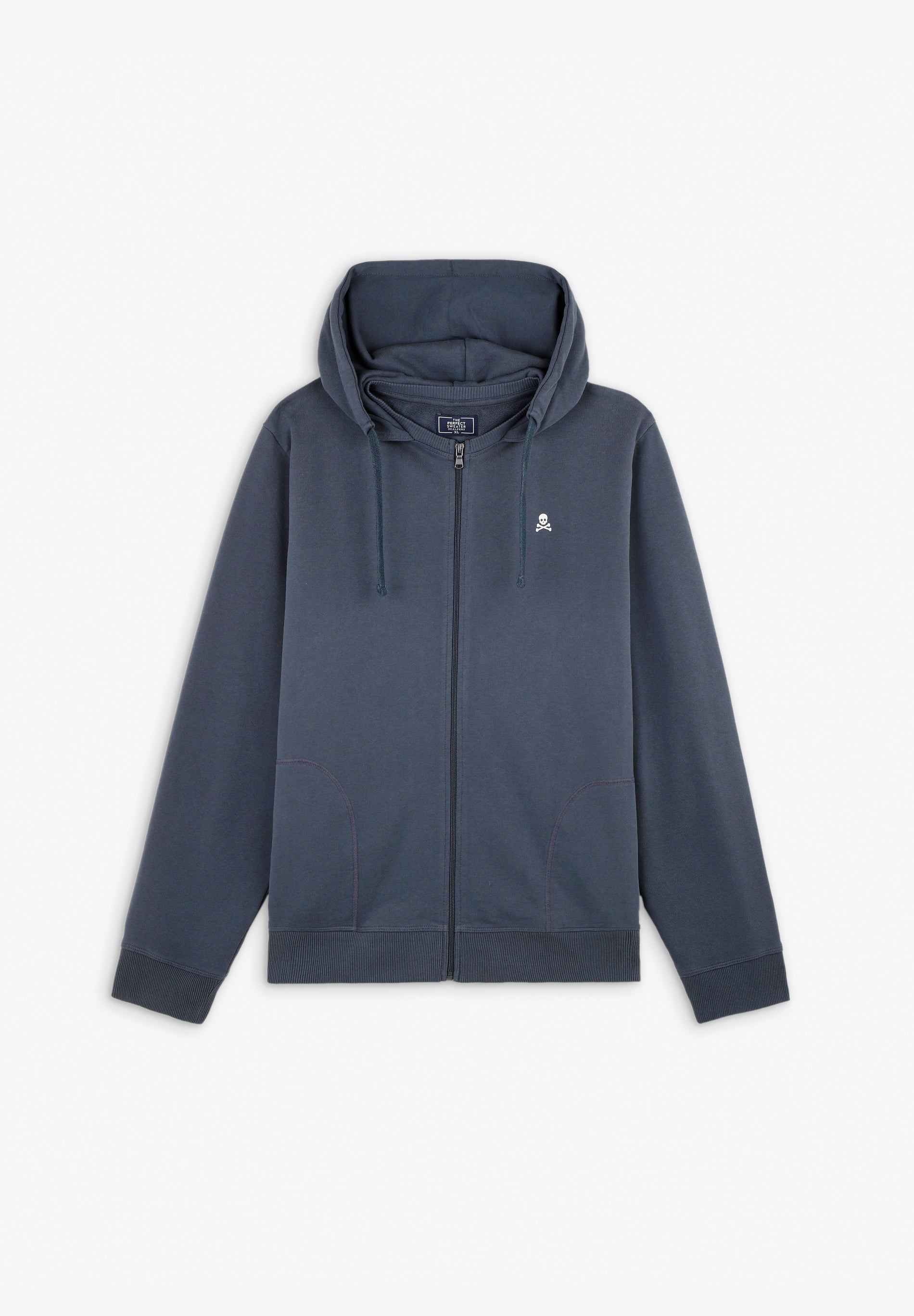 SUDADERA CAPUCHA BORDADA CONTRASTE - Scalpers