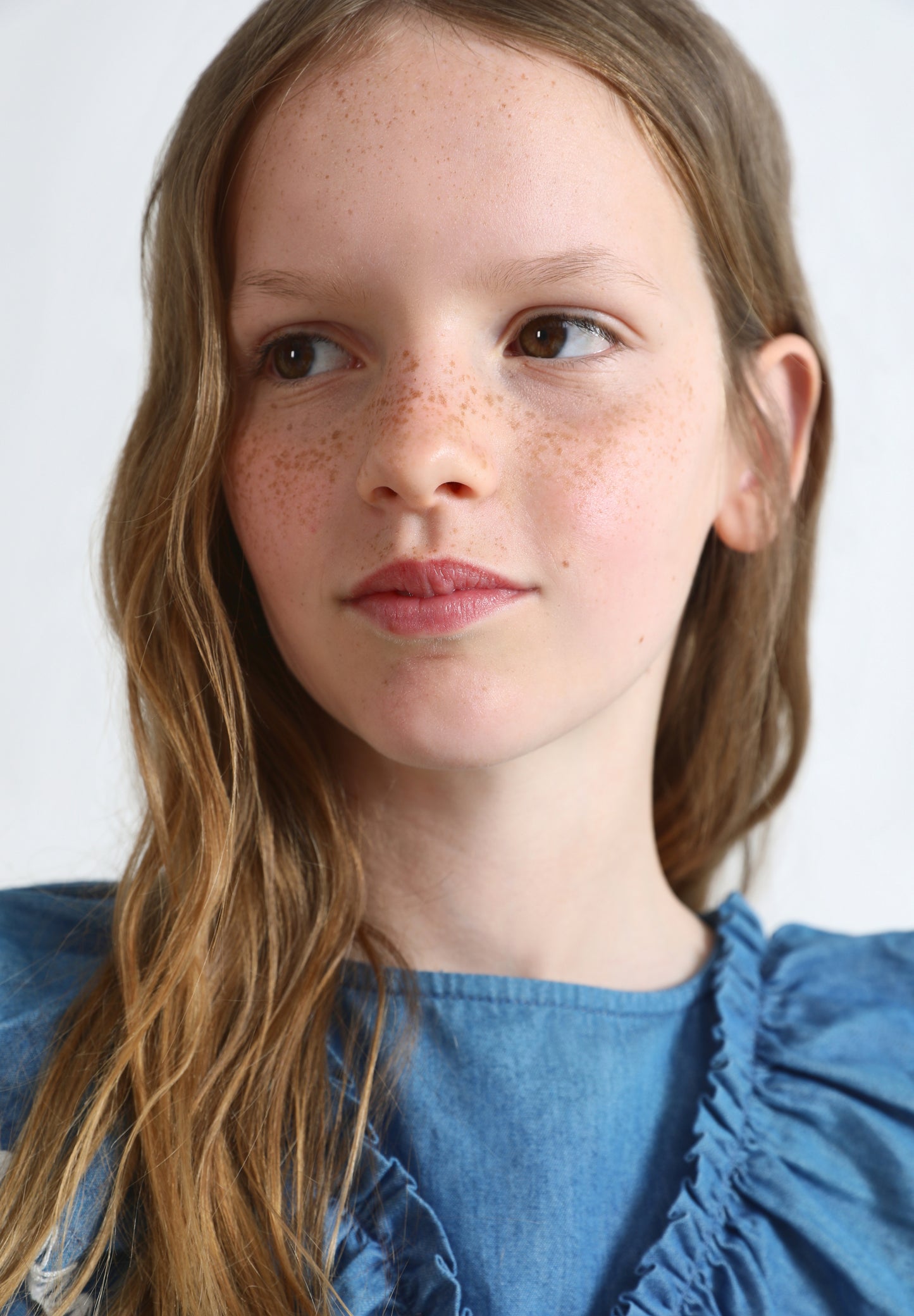 CAMISA DENIM VOLANTE