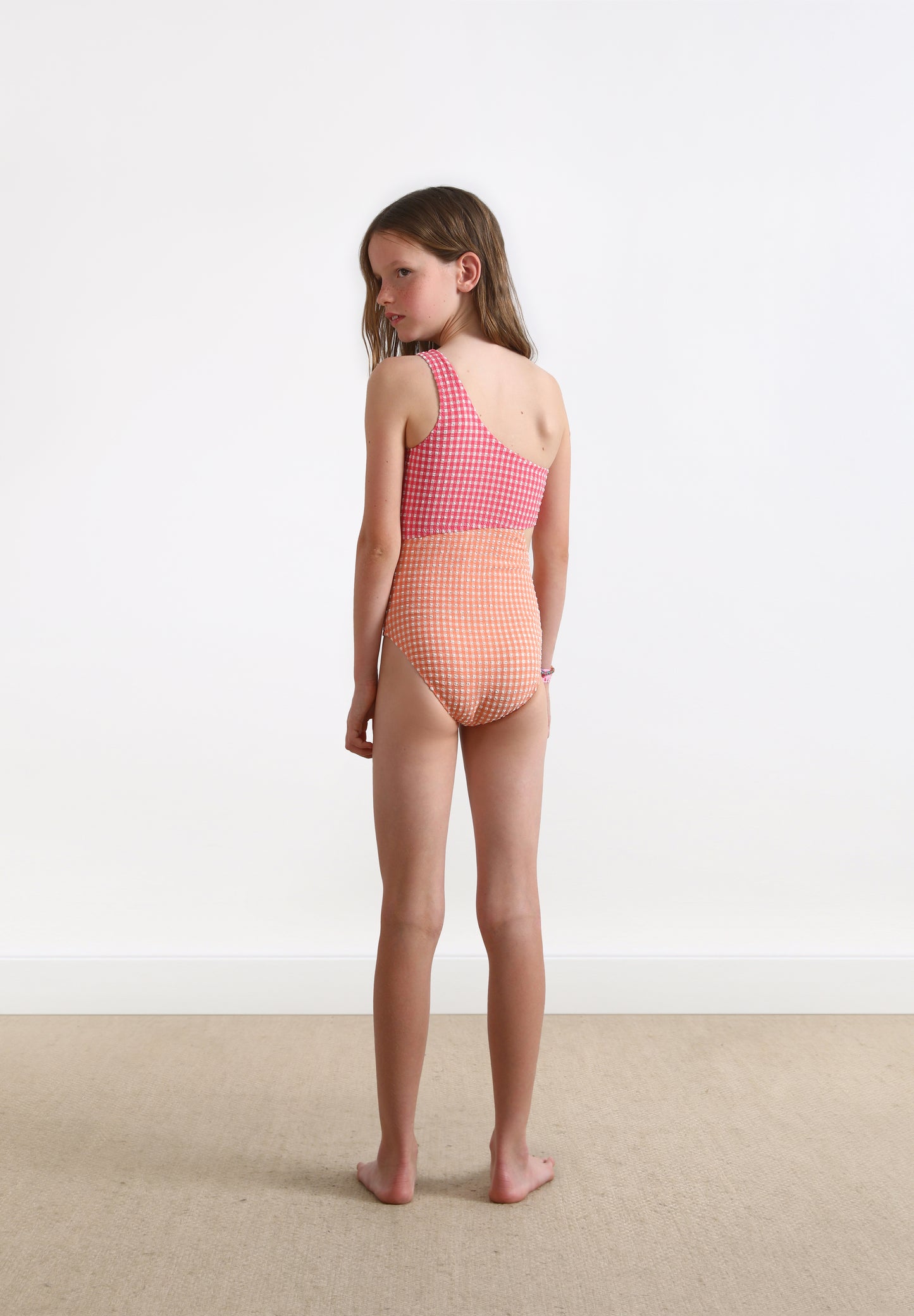 BAÑADOR ASIMÉTRICO VICHY