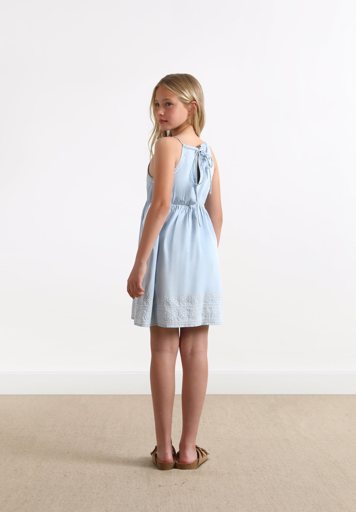 VESTIDO HALTER DENIM