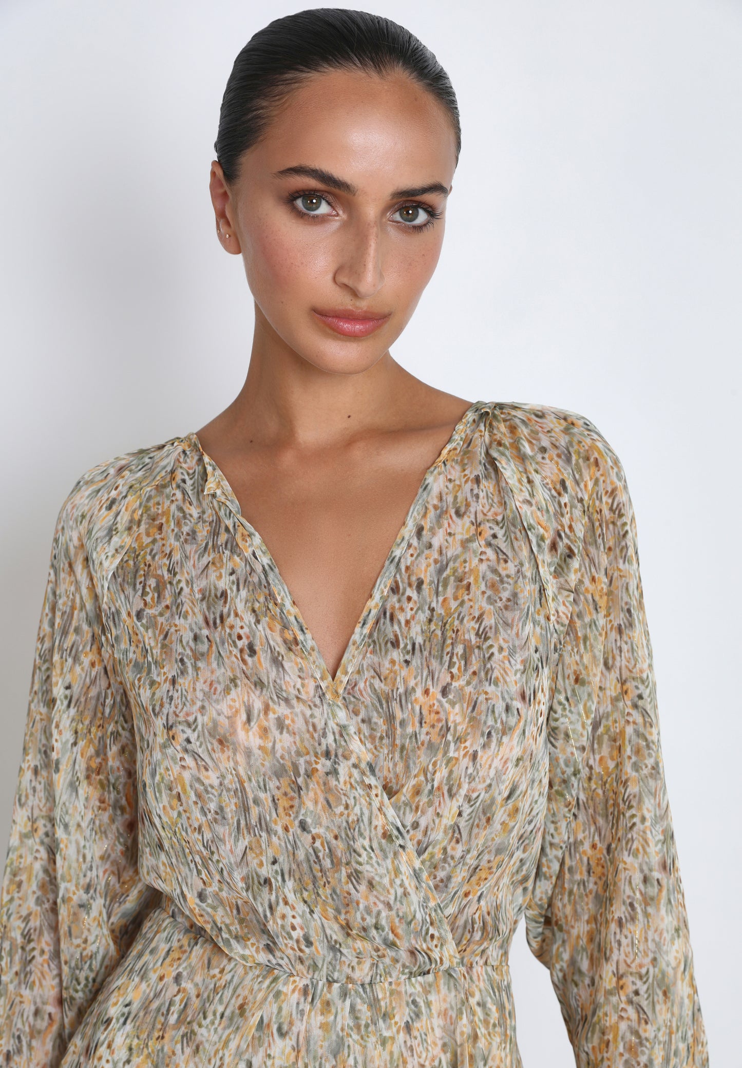 VESTIDO MINI PRINT CRUZADO