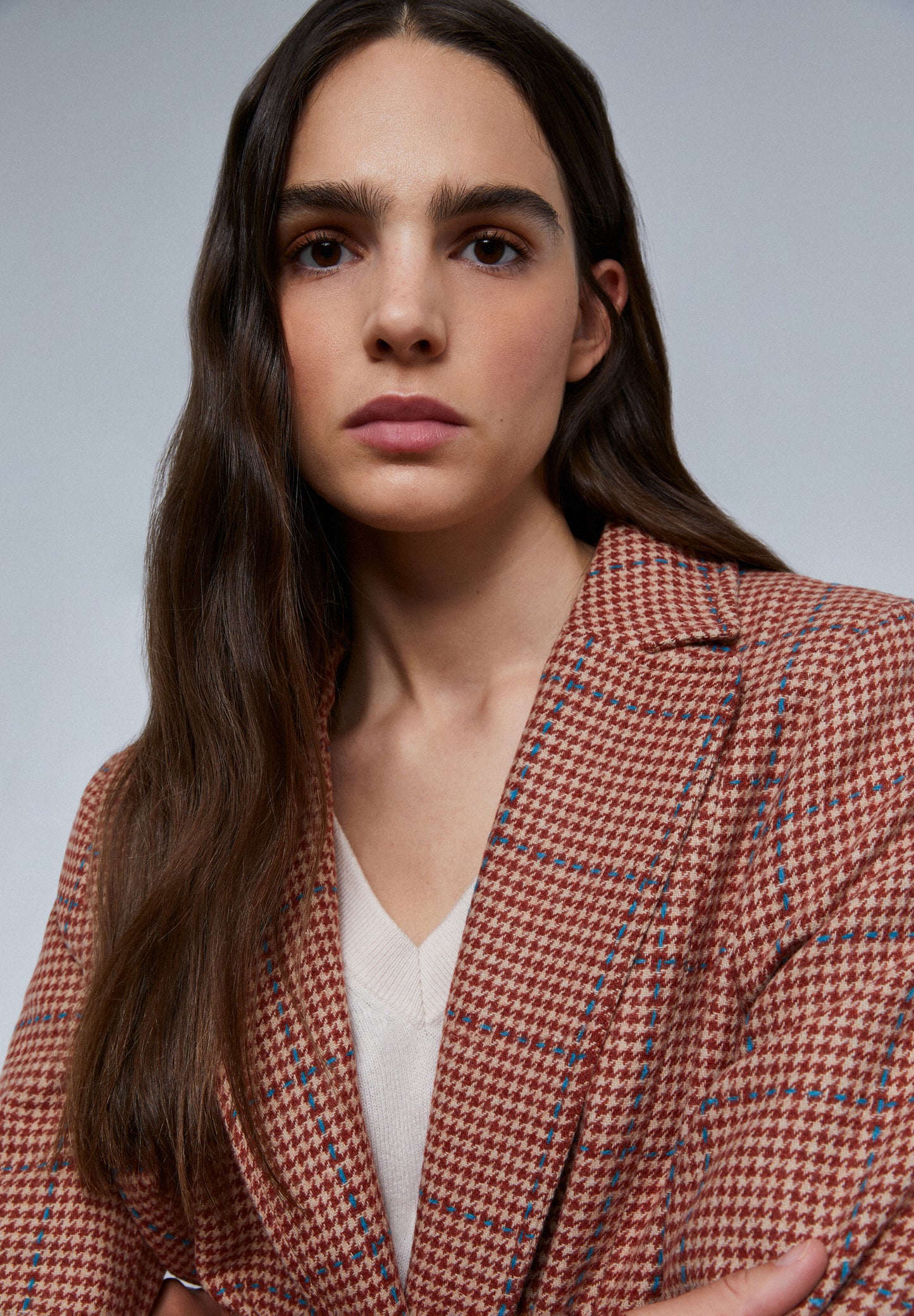 BLAZER CUADROS CINTURÓN