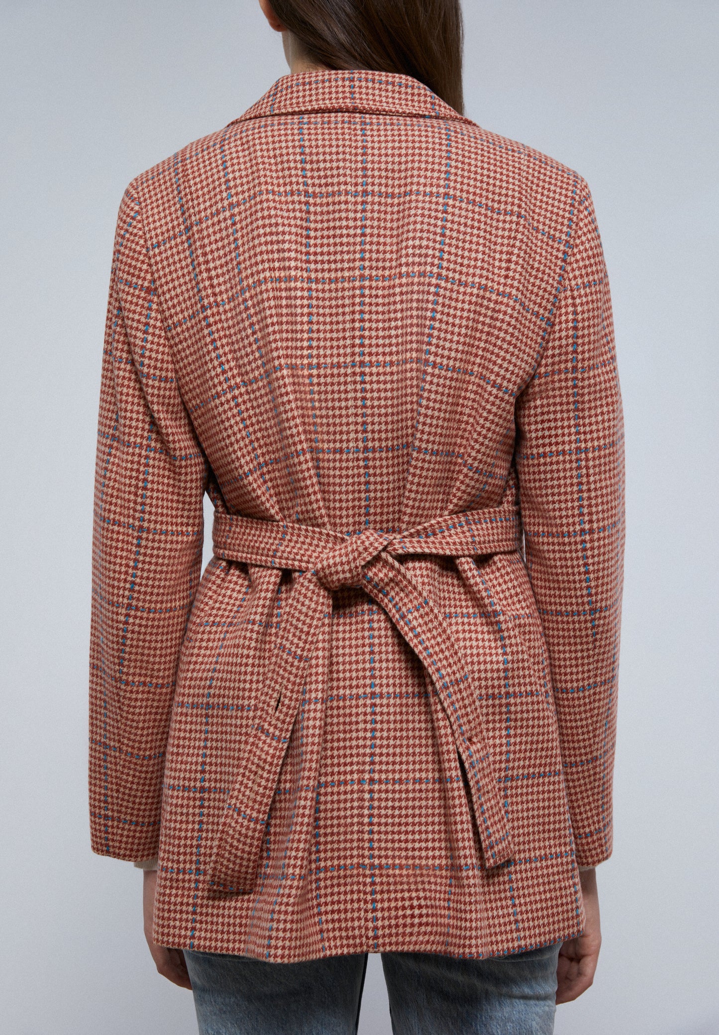 BLAZER CUADROS CINTURÓN