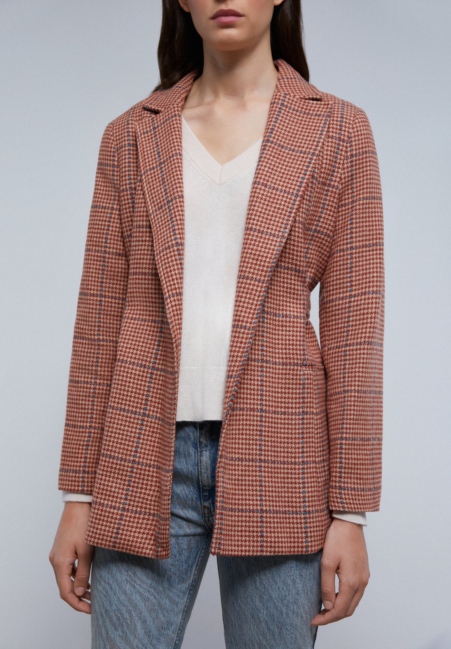 BLAZER CUADROS CINTURÓN