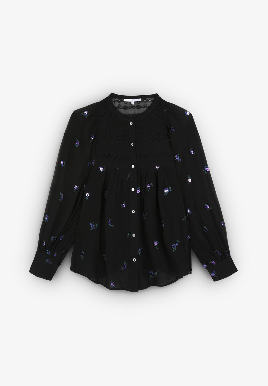 BLUSA DETALLE FLORES