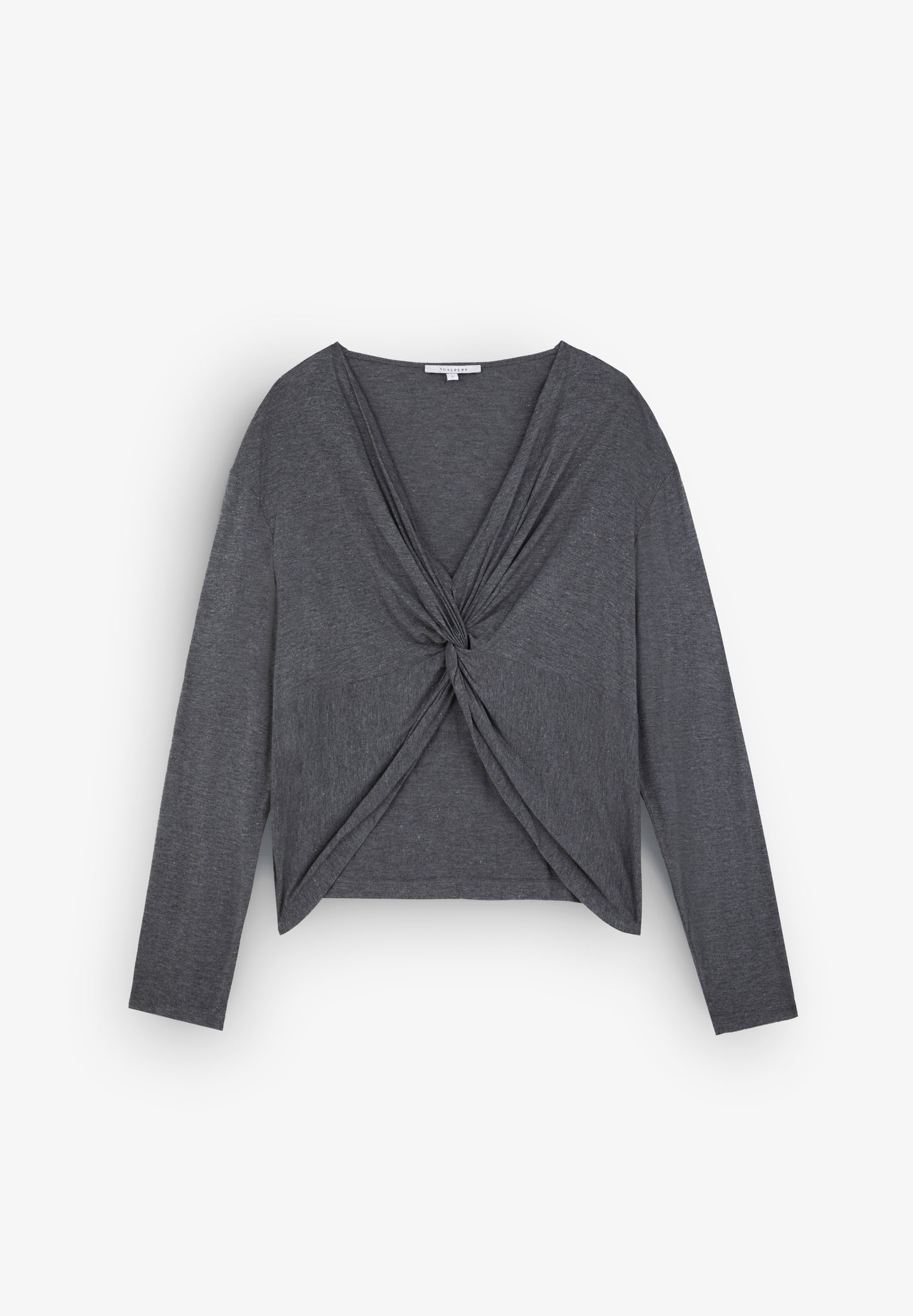 CAMISETA LUREX DETALLE NUDO