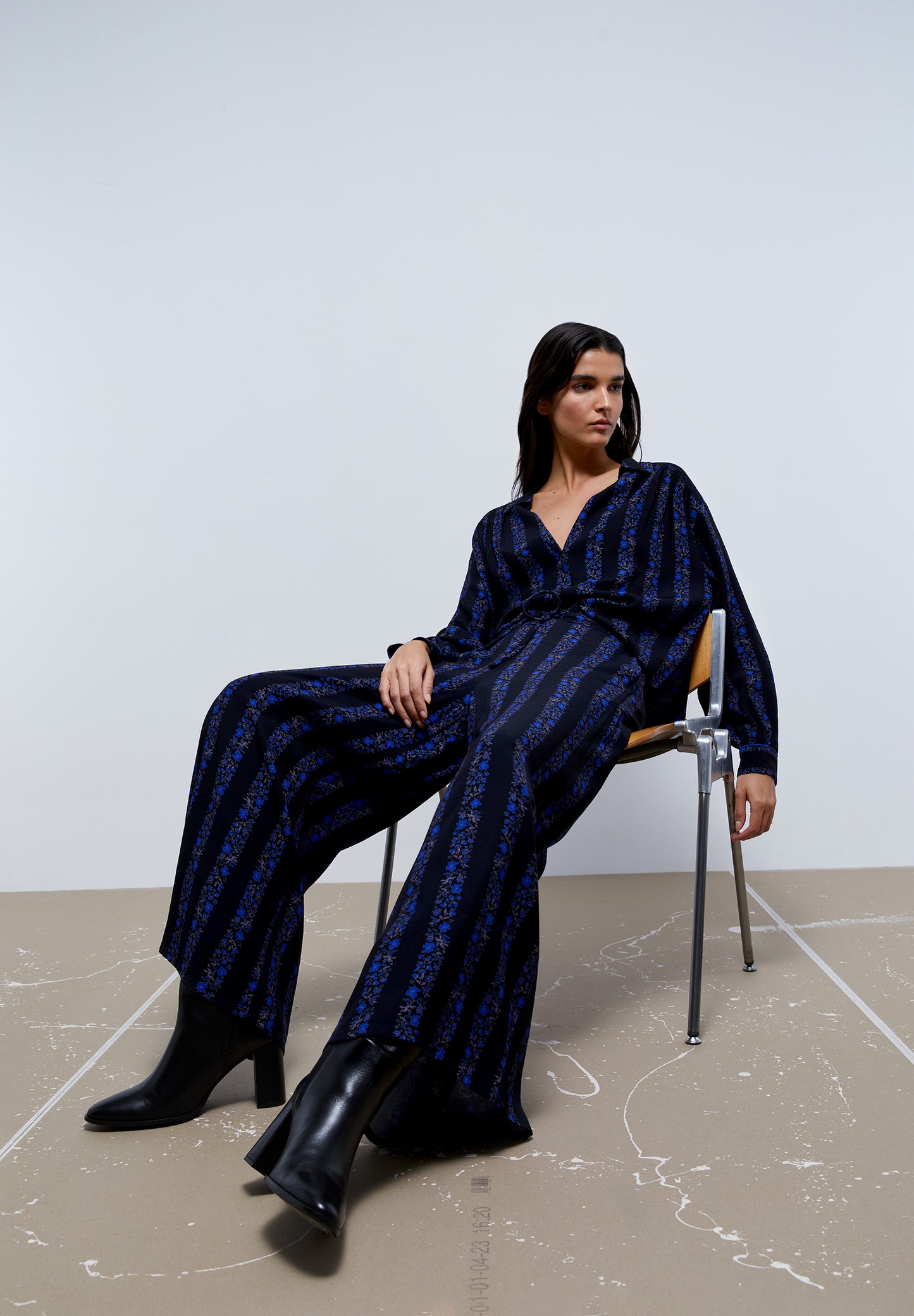 PANTALÓN PALAZZO RAYAS FLORES