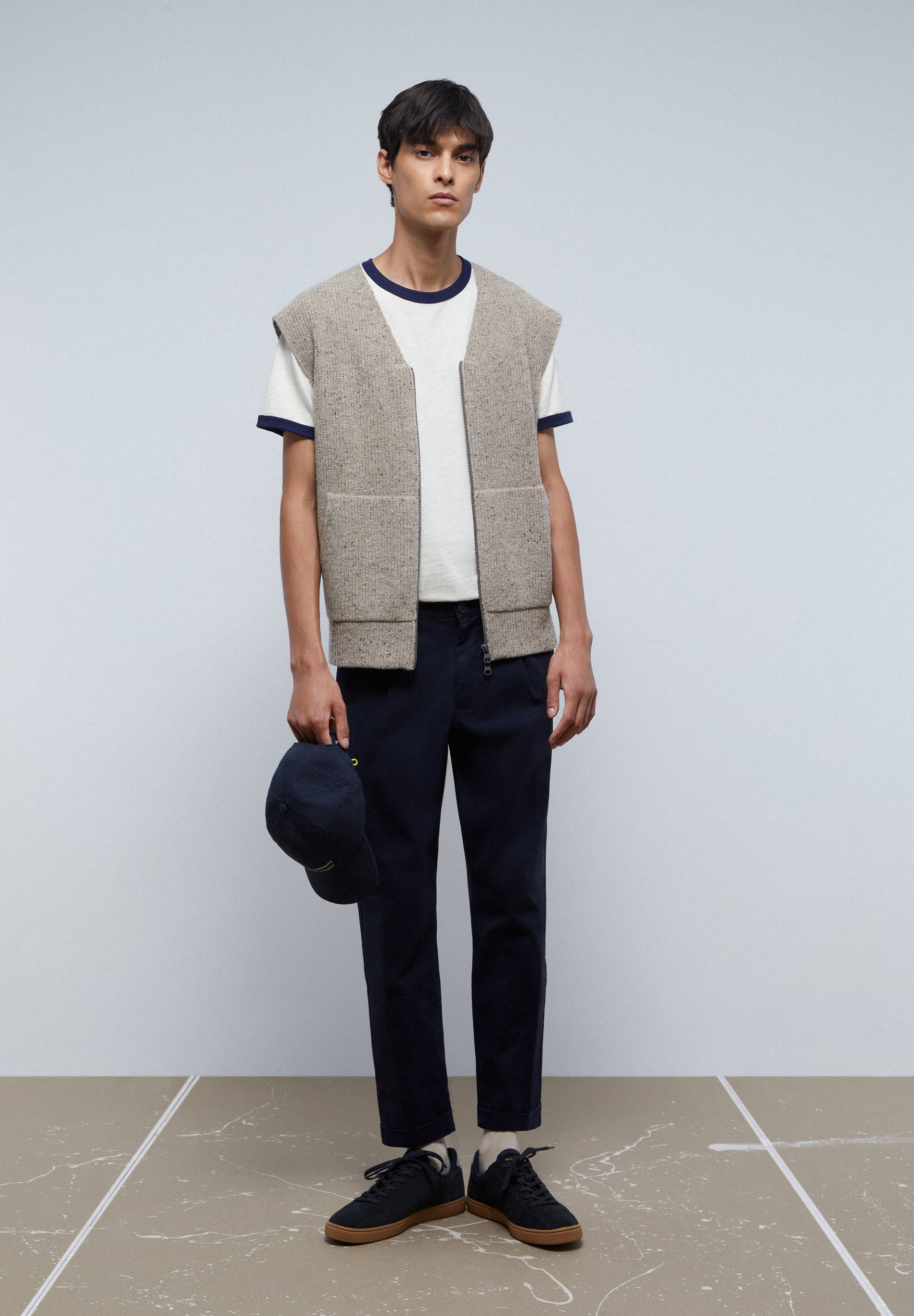 CHALECO PUNTO CREMALLERA