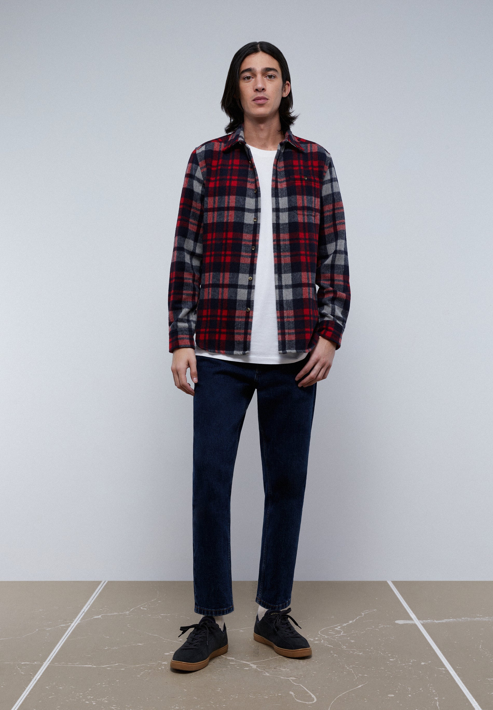 SOBRECAMISA CUADROS FRANELA