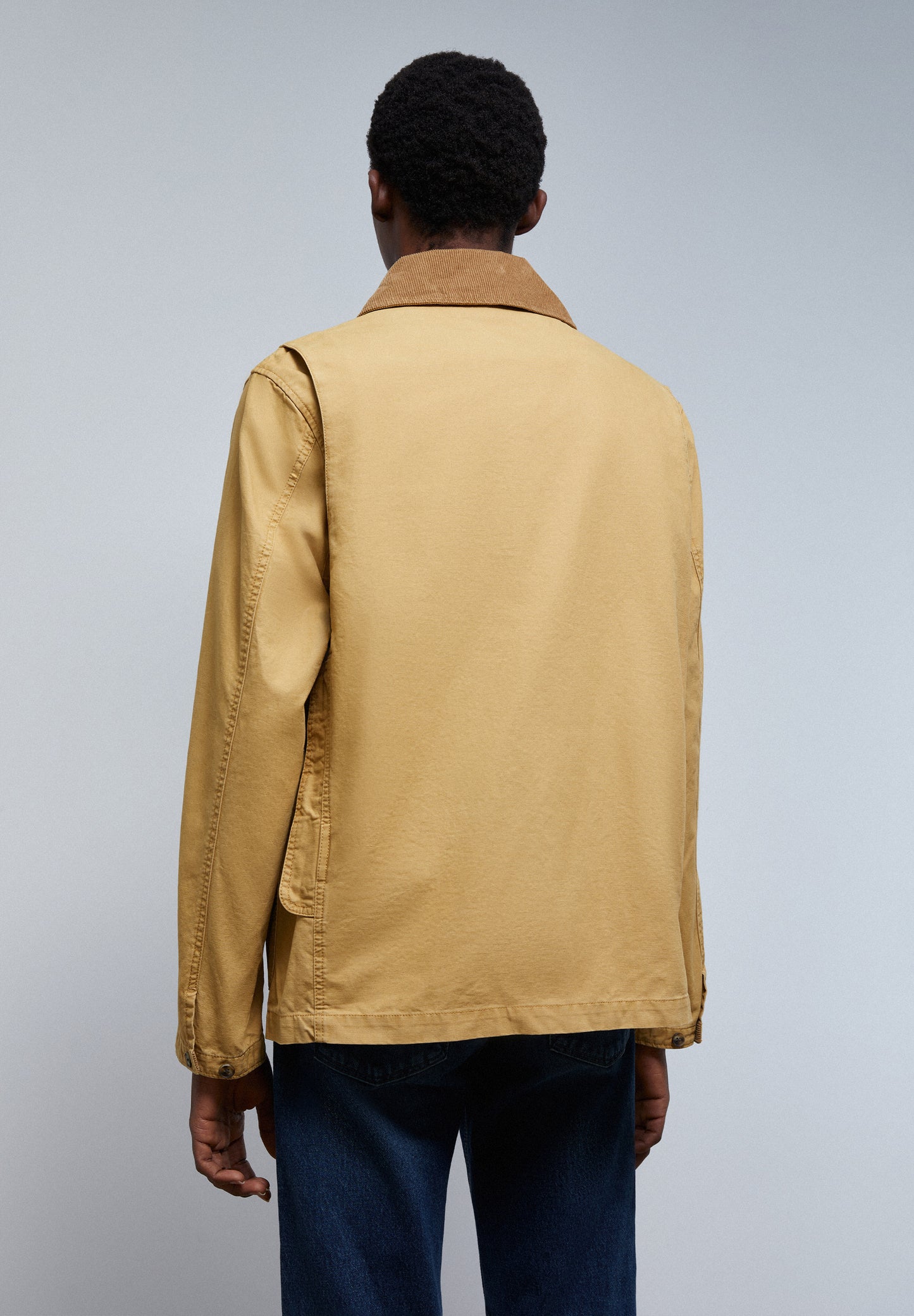 CHAQUETA PREMIUM CUELLO PANA CONTRASTE