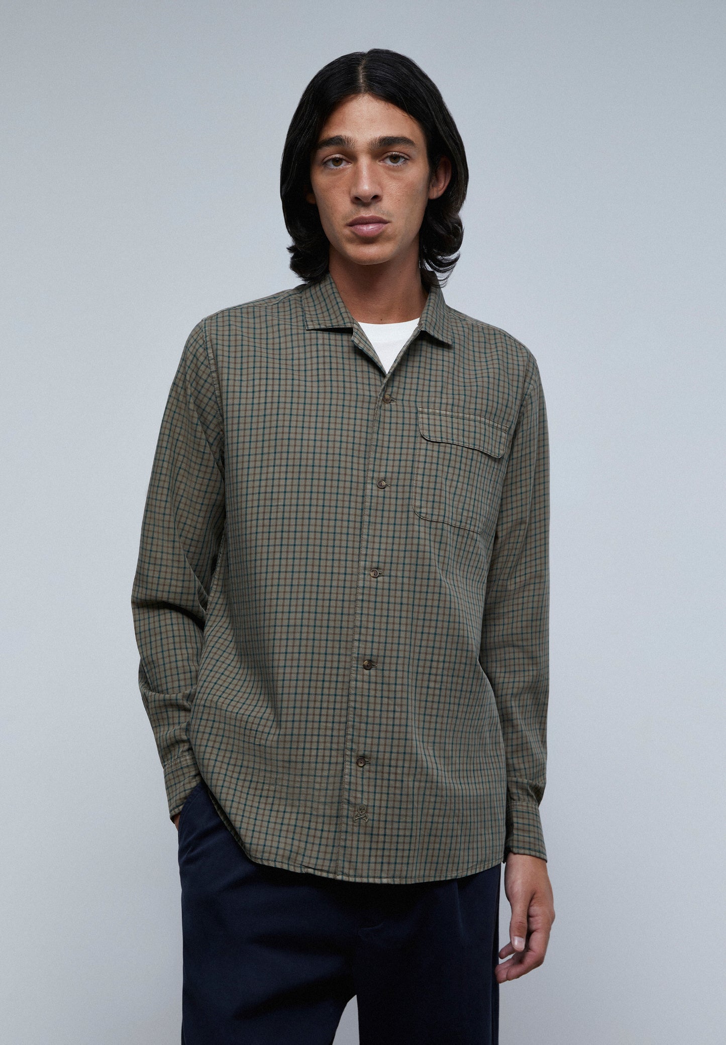 CAMISA PIJAMERA CUADROS