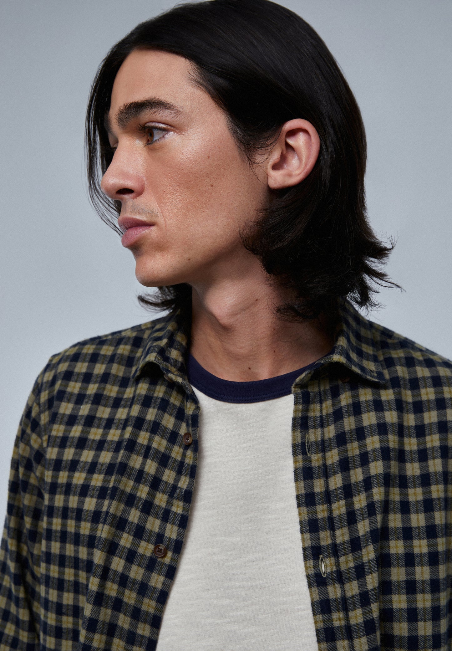 CAMISA CUADROS TARTÁN CUELLO BOTONES