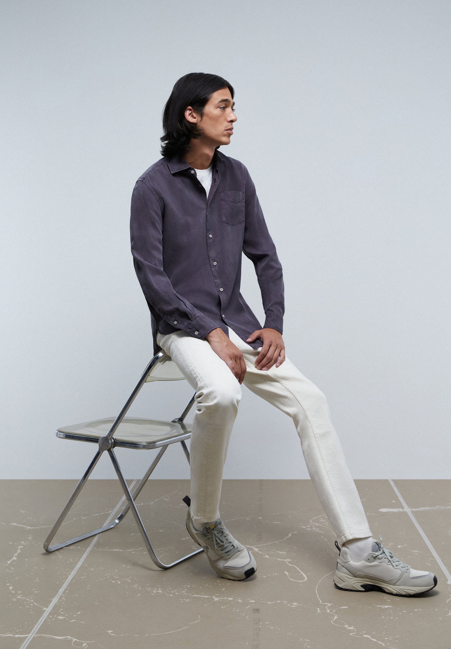 CAMISA TENCEL BOLSILLO