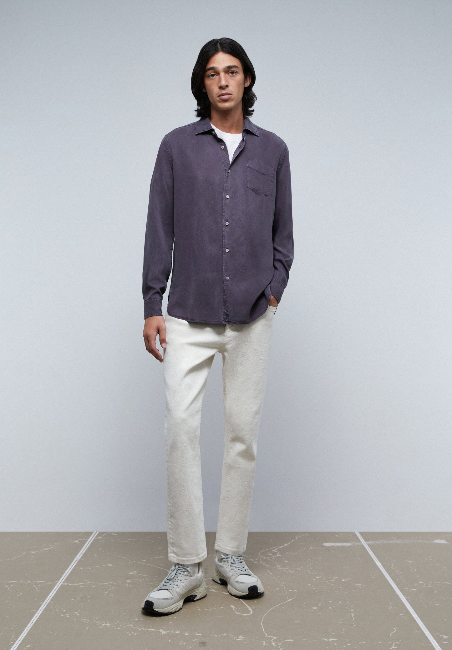 CAMISA TENCEL BOLSILLO