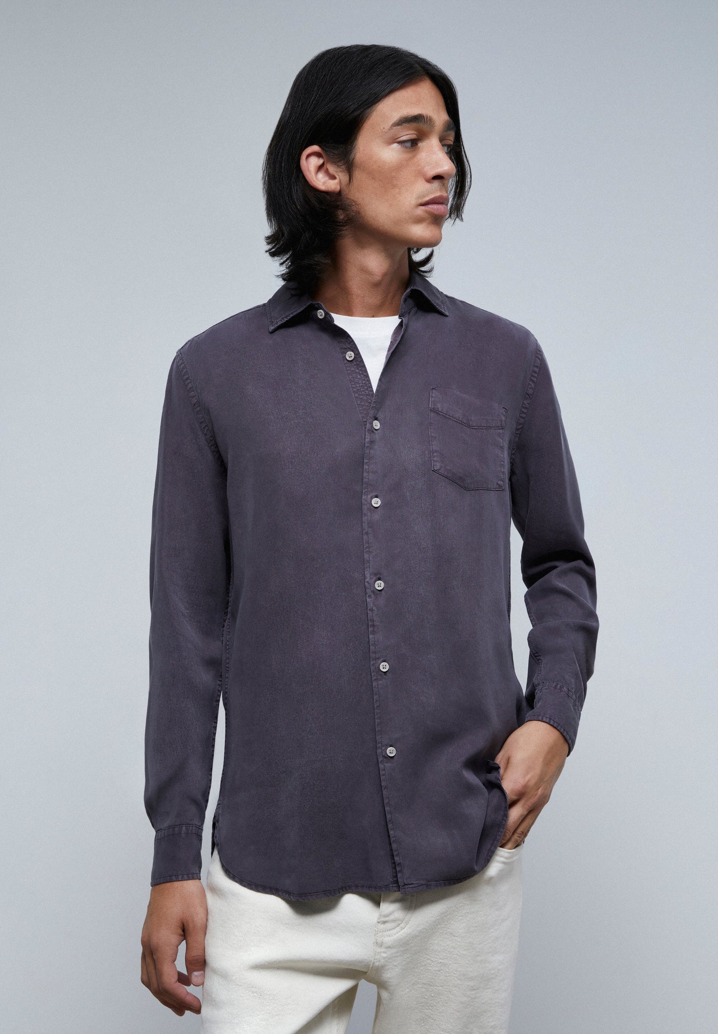 CAMISA TENCEL BOLSILLO