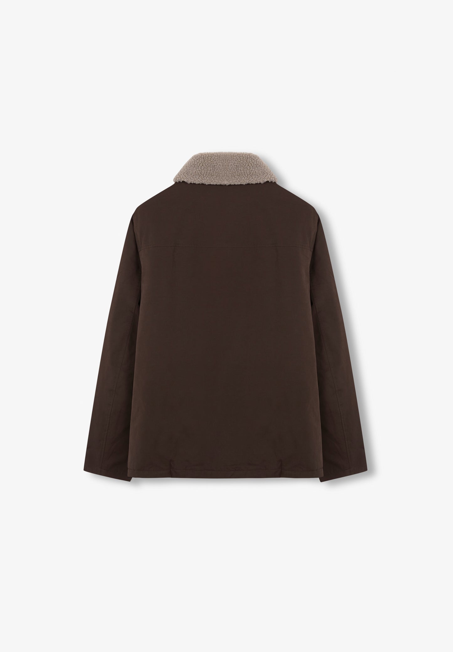 CHAQUETA TACTO PEACH CUELLO BORREGO